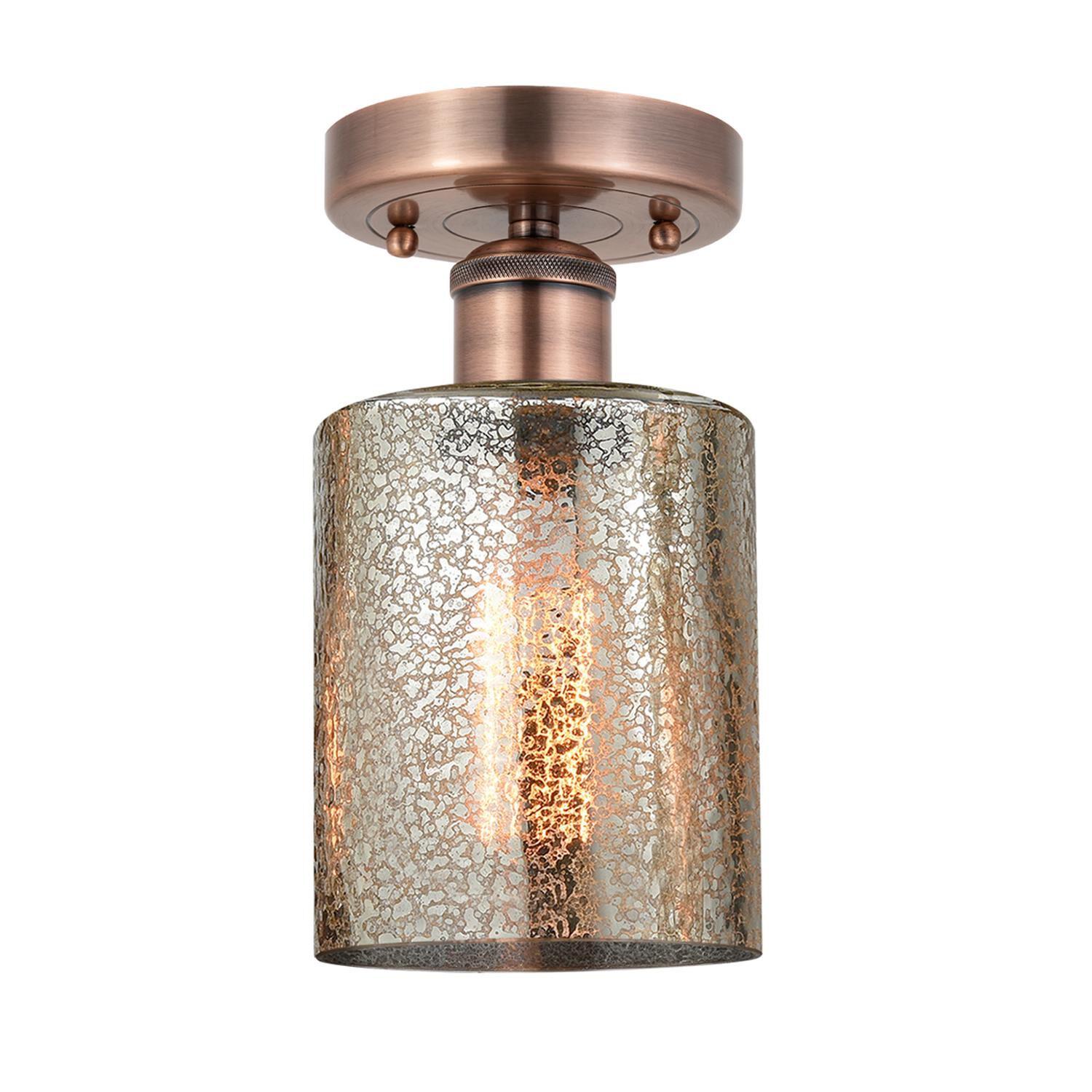 Shown in Antique Copper finish and Mercury glass