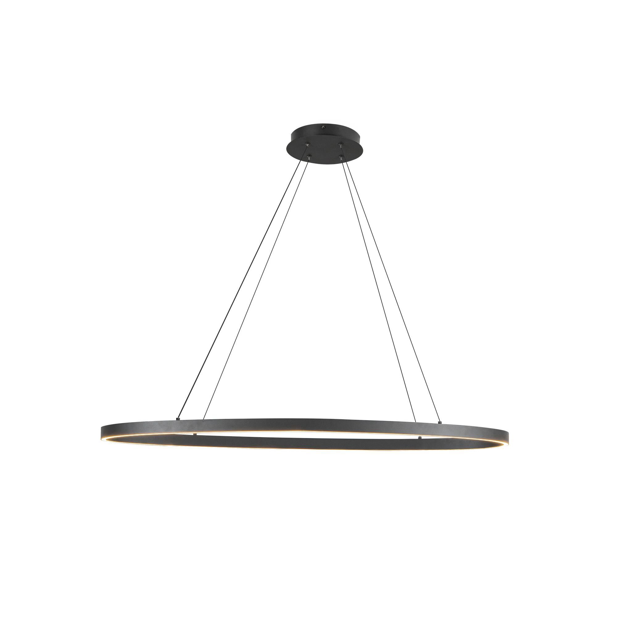 Ovale 16 Inch Linear Suspension Light Kuzco Lighting