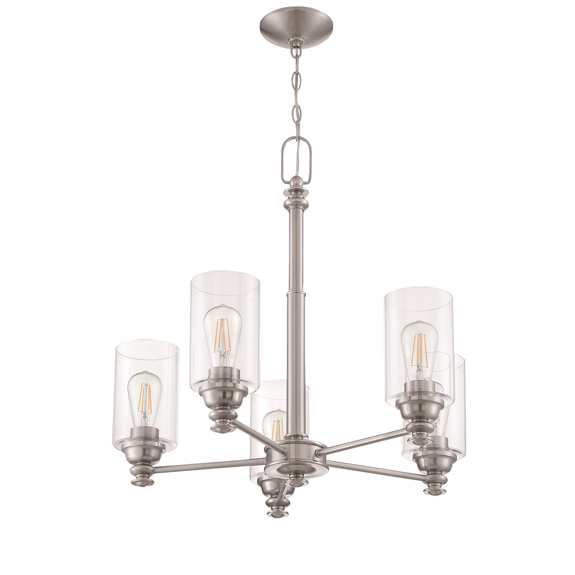 Shown in Brushed Polished Nickel finish