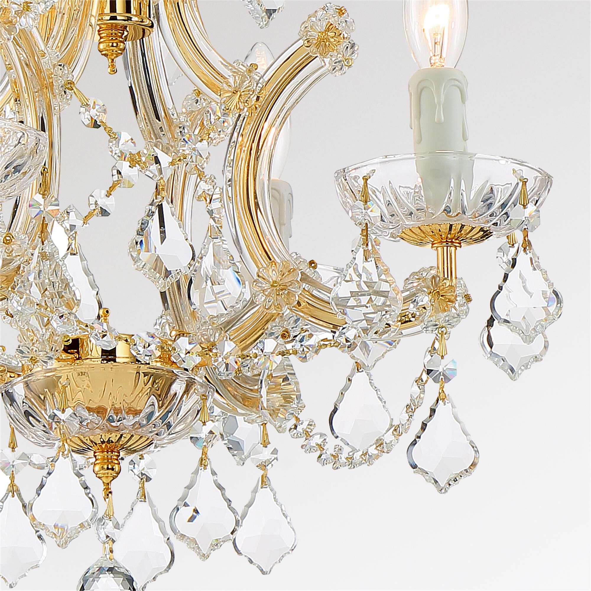 Maria Theresa 16 Inch Chandelier,