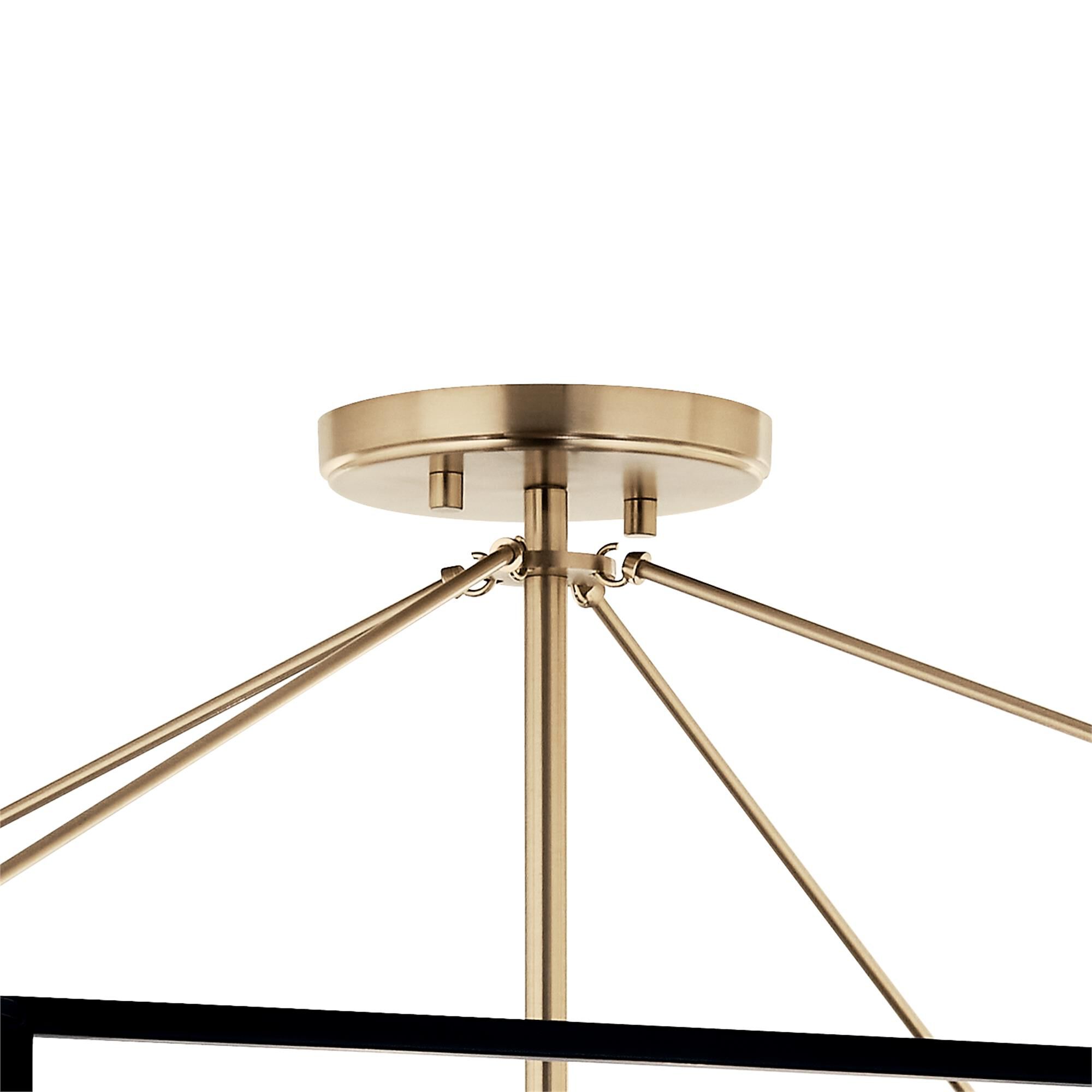 Eisley 24 Inch Semi Flush Mount,