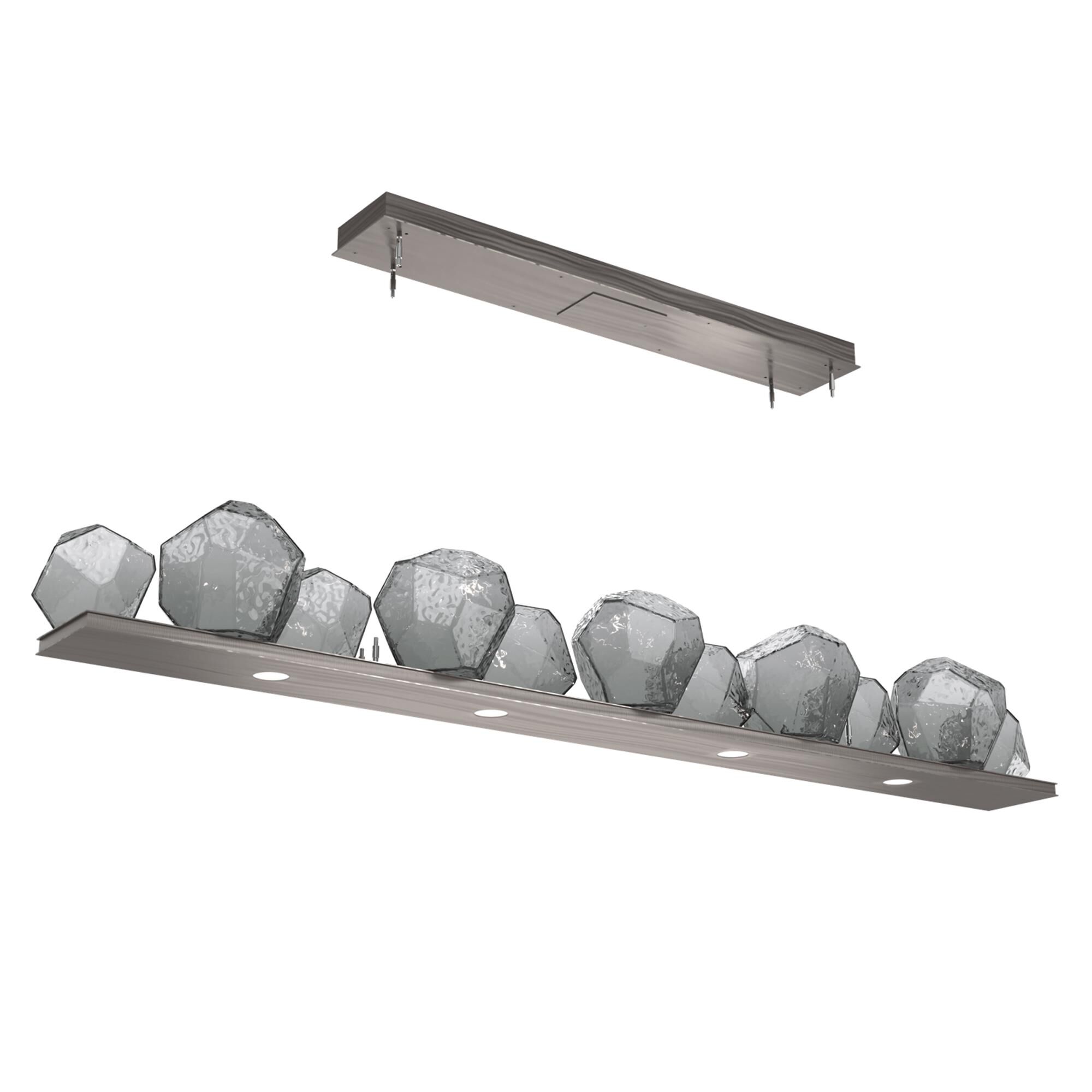 Shown in Gunmetal finish and Smoke glass