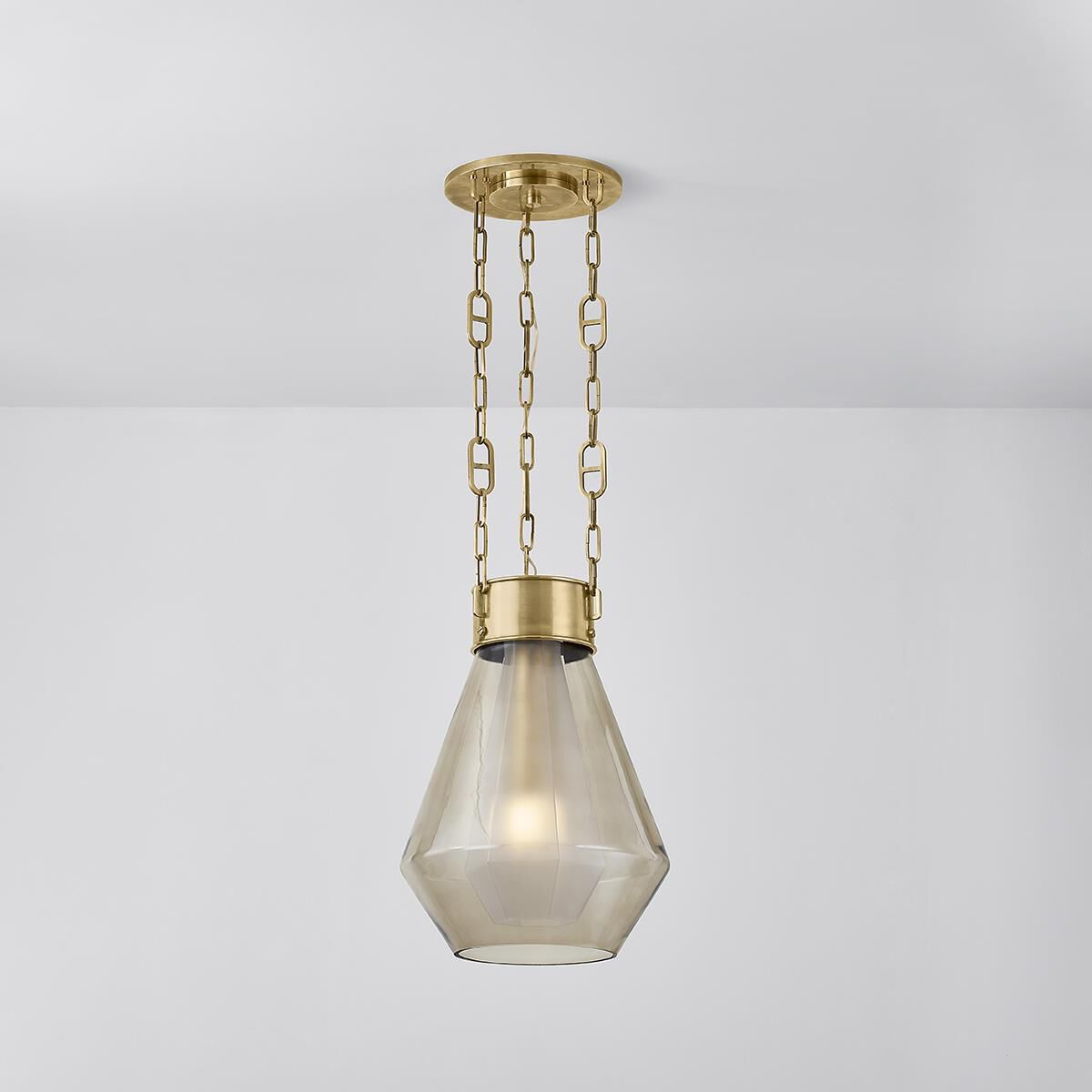 Noz Nozawa Tragus 14 Inch Mini Pendant by Corbett Lighting