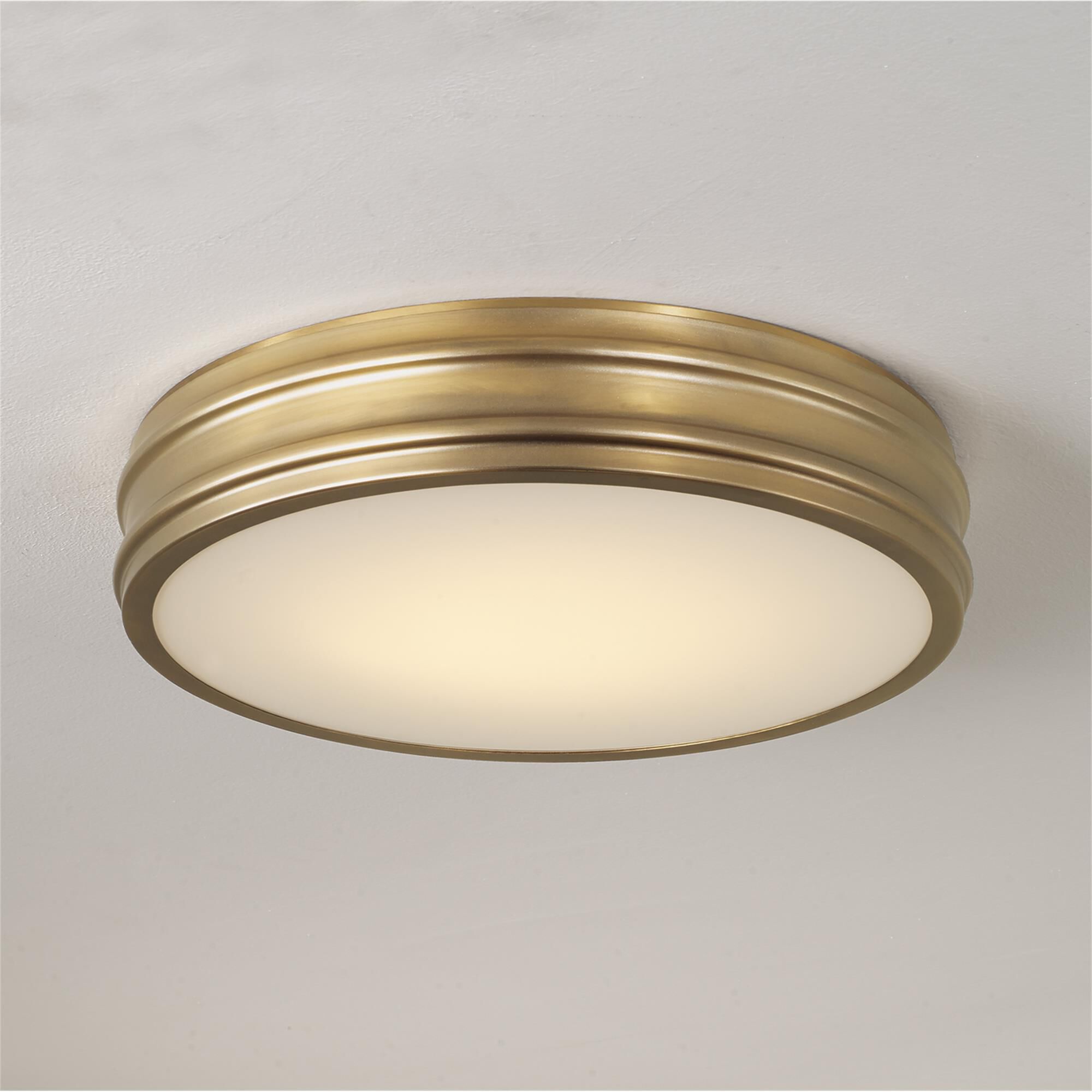 Shown in Aged Brass finish