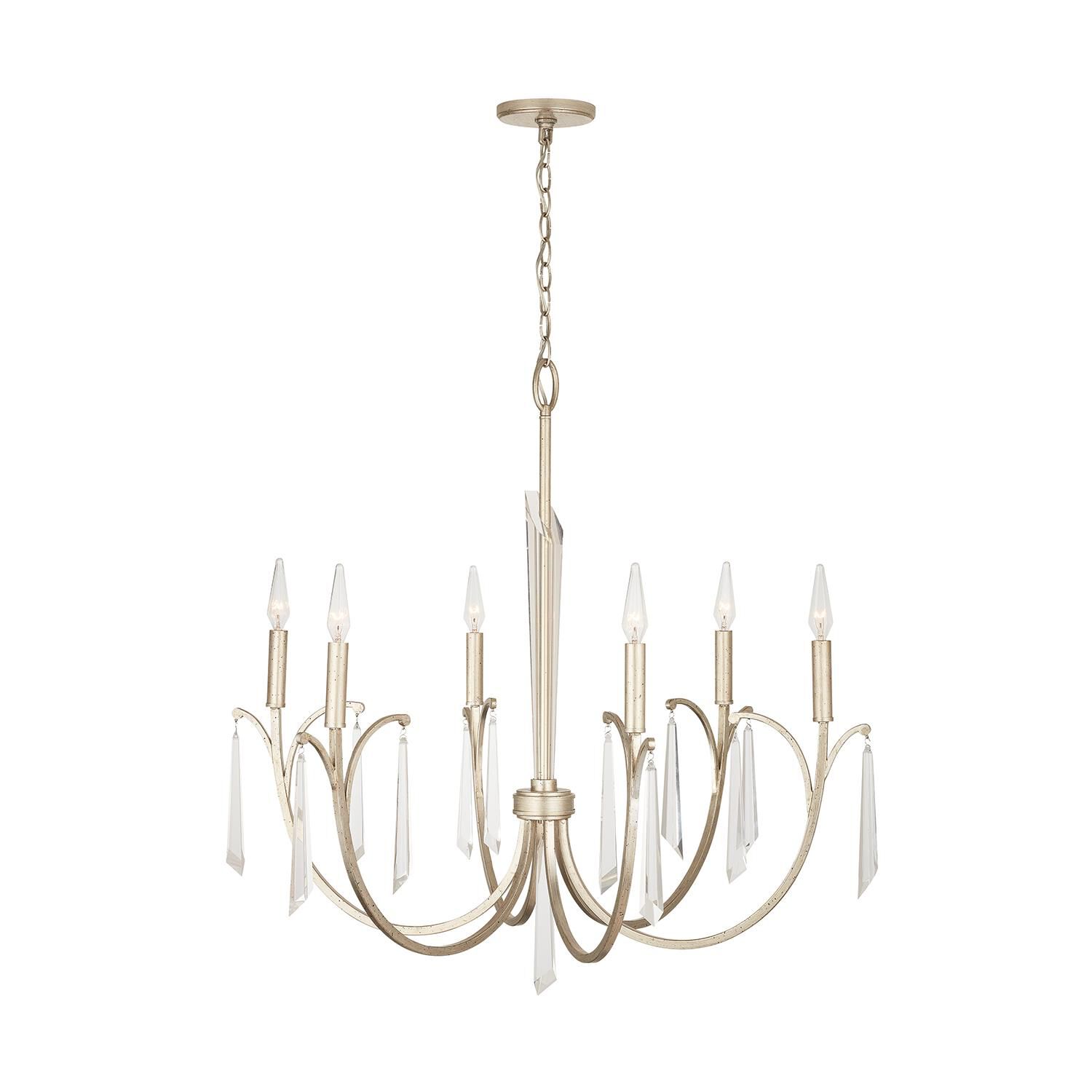 Gwyneth 33 Inch 6 Light Chandelier by Capital Lighting Fixture Company