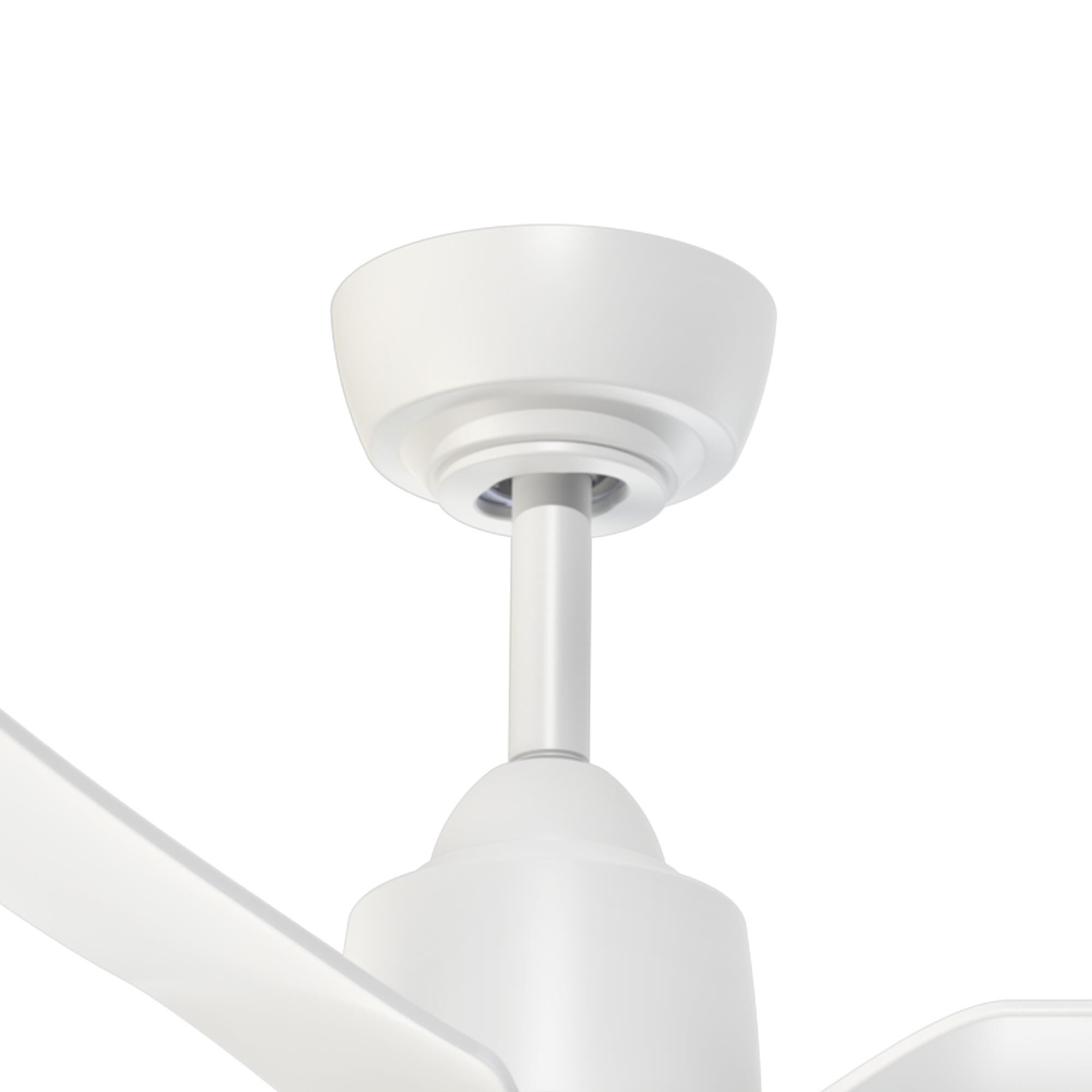 Shown in White finish and Frosted Polycarbonate Lens shade