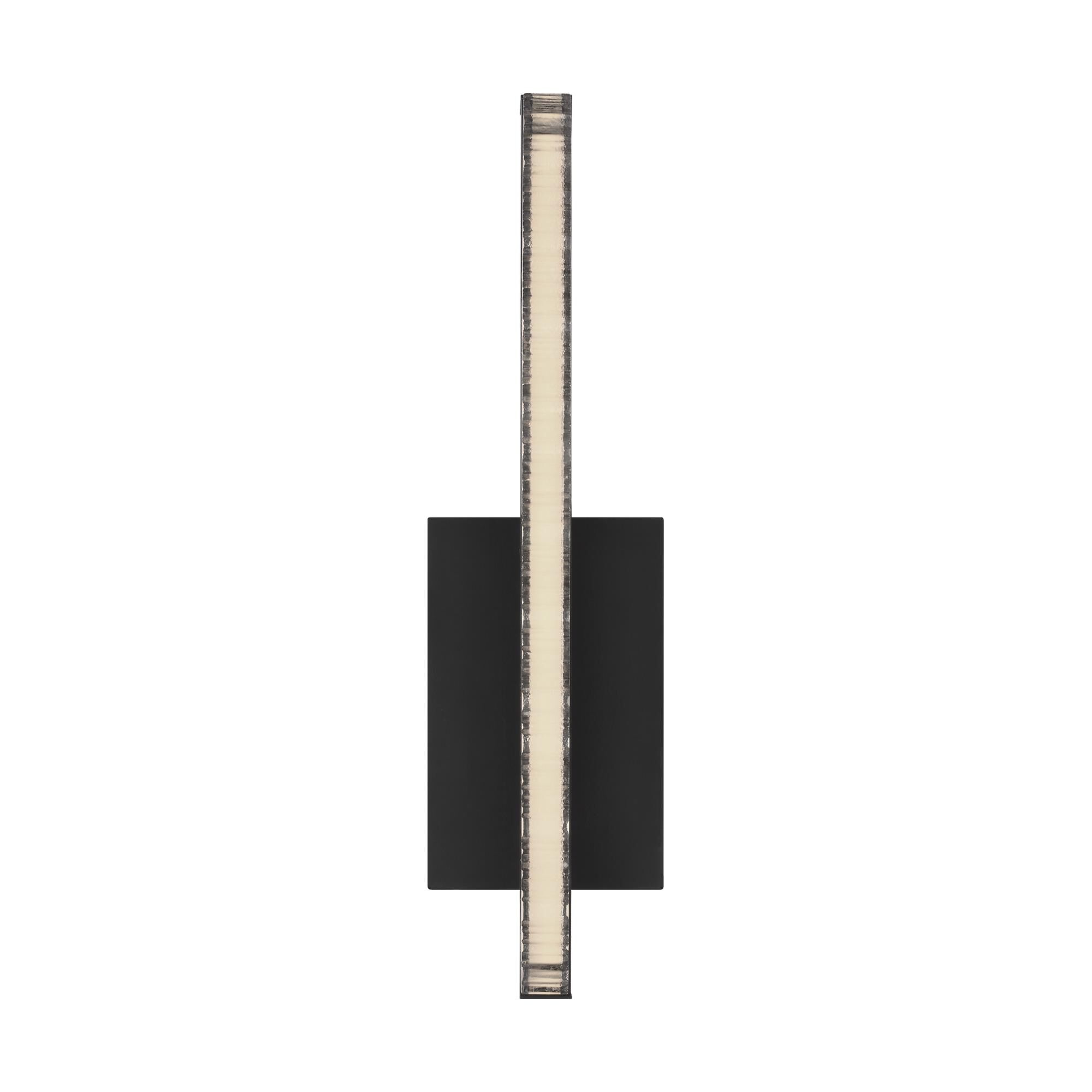 Shown in Nightshade Black finish and Crystal glass