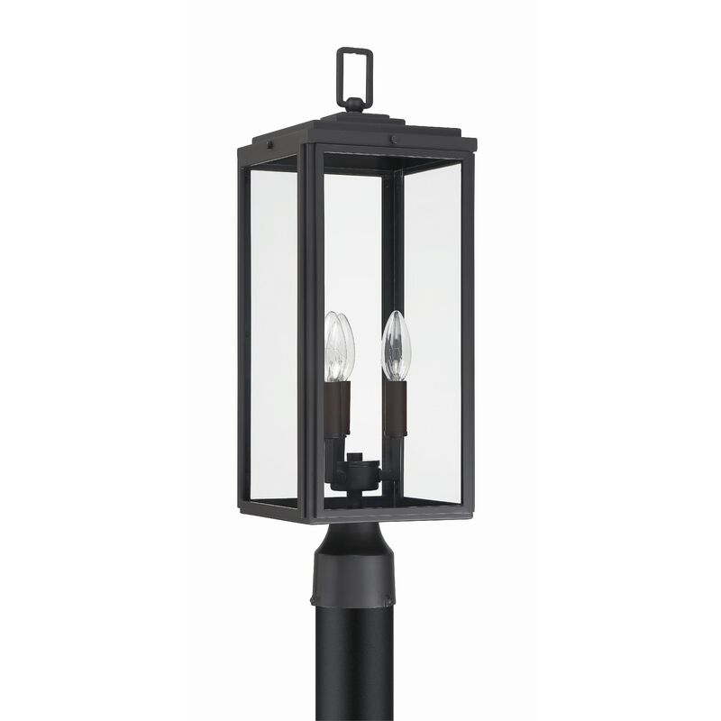 Byron 22 Inch Tall 3 Light Outdoor Post Lamp by Crystorama