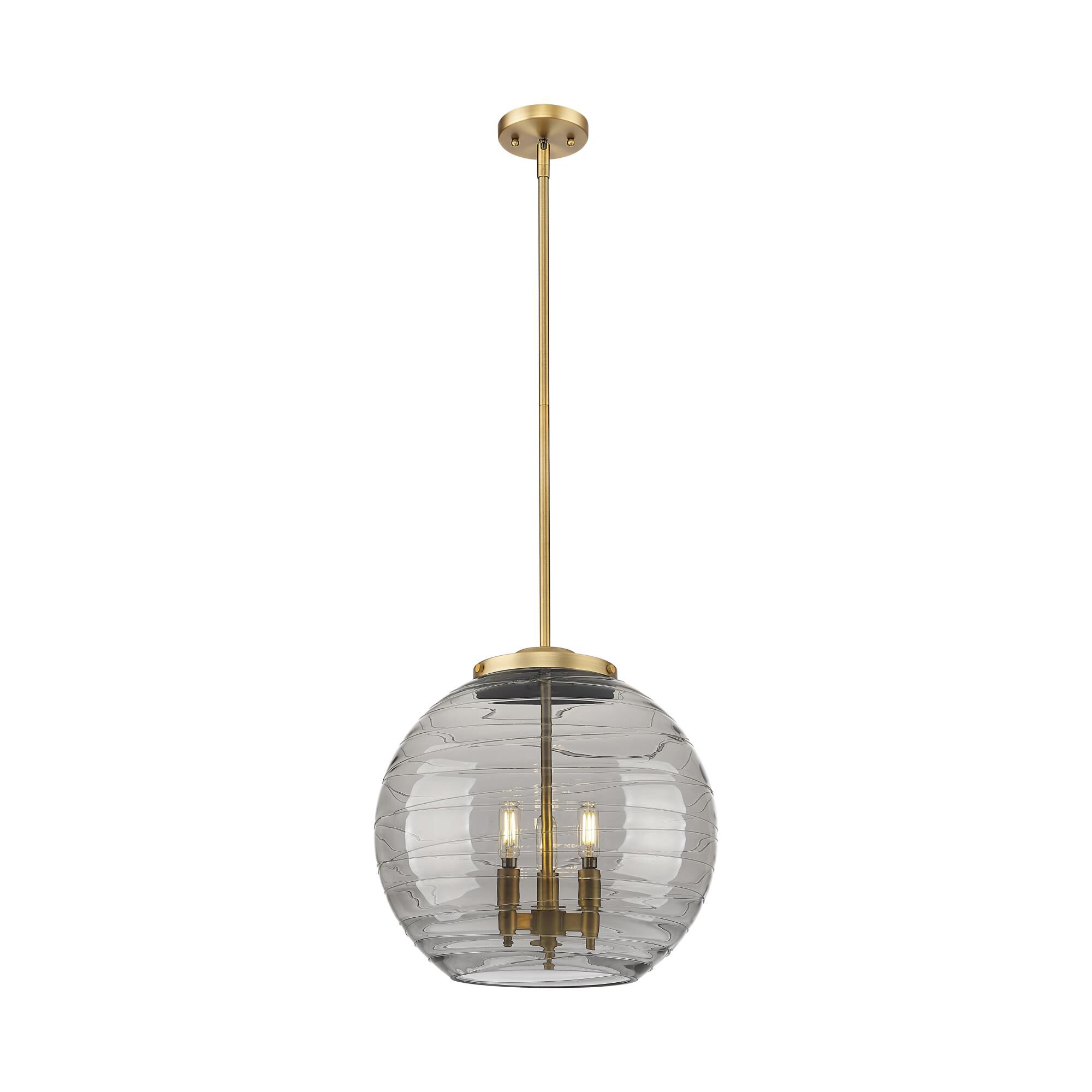 Bruno Marashlian Athens Deco Swirl 16 Inch Large Pendant by Innovations Lighting