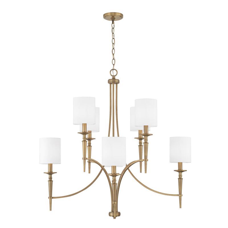 Abbie 36 Inch 8 Light Chandelier by Capital Lighting Fixture Company
