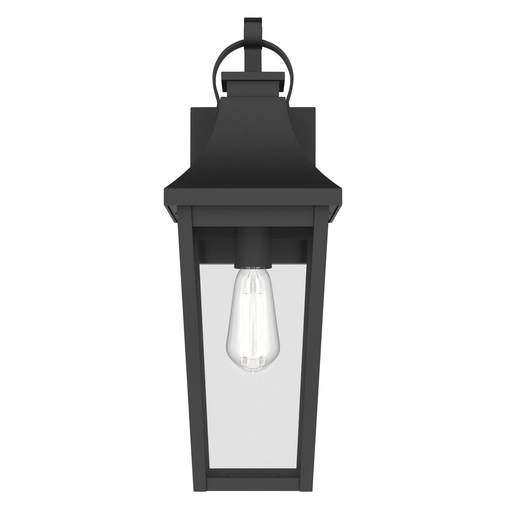 Shown in Textured Black finish and Clear glass