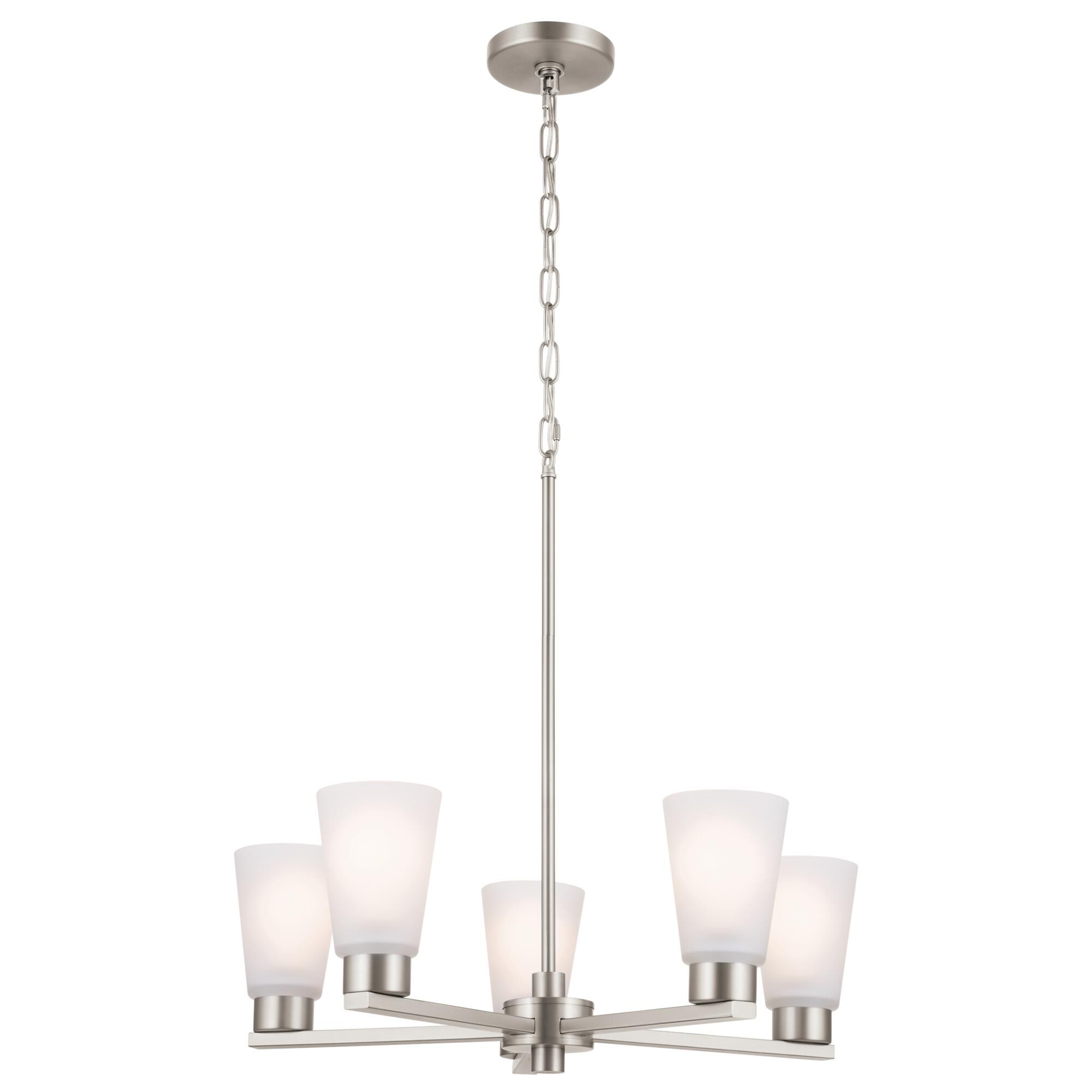 Shown in Brushed Nickel finish