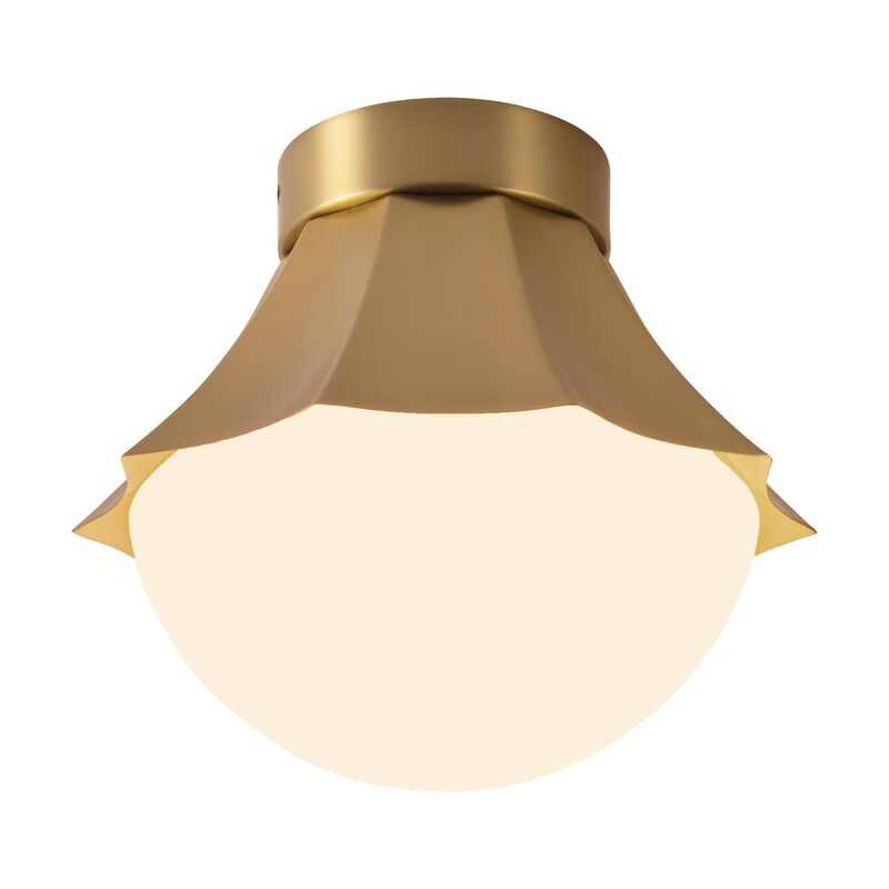 Peyton Fox Shelton 11 Inch Semi Flush Mount by Alora Mood