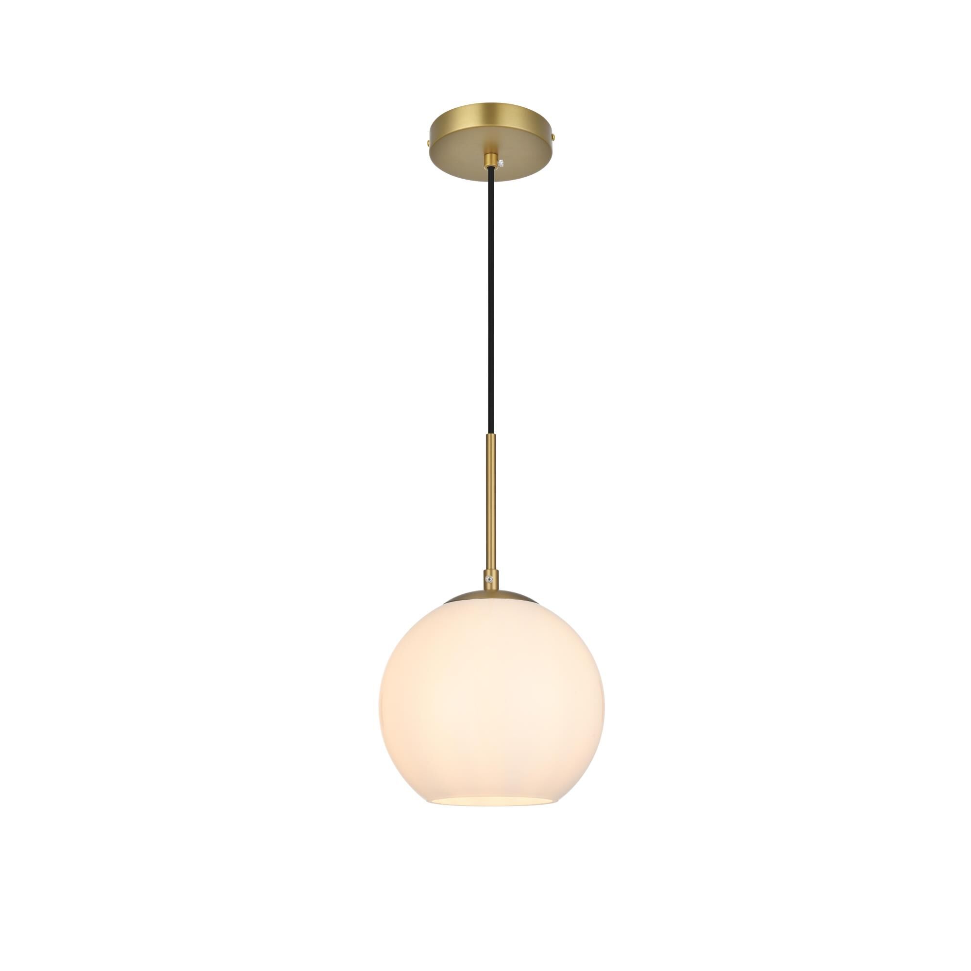 Baxter 8 Inch Mini Pendant by Elegant Lighting