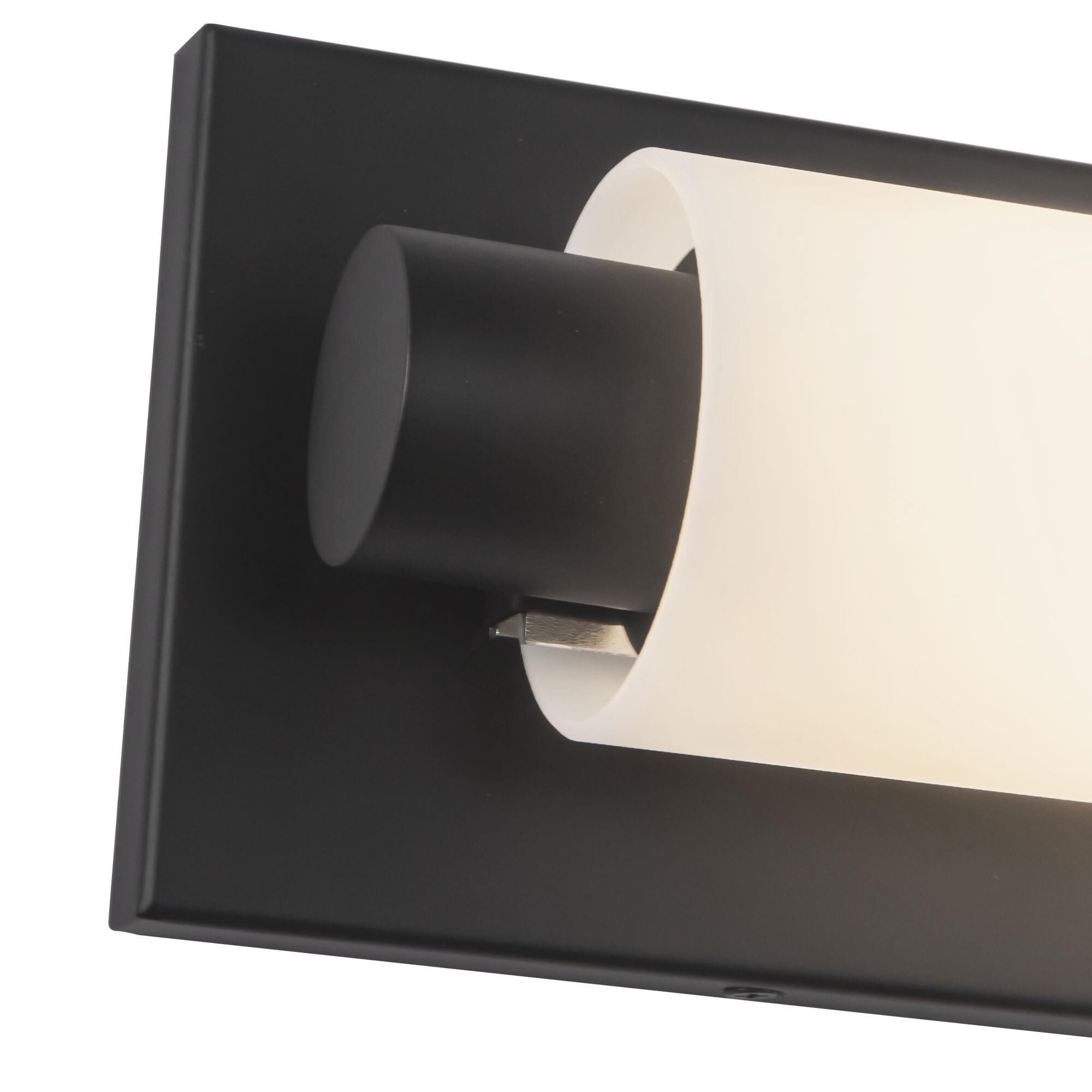 Shown in Black finish and Matte Opal glass