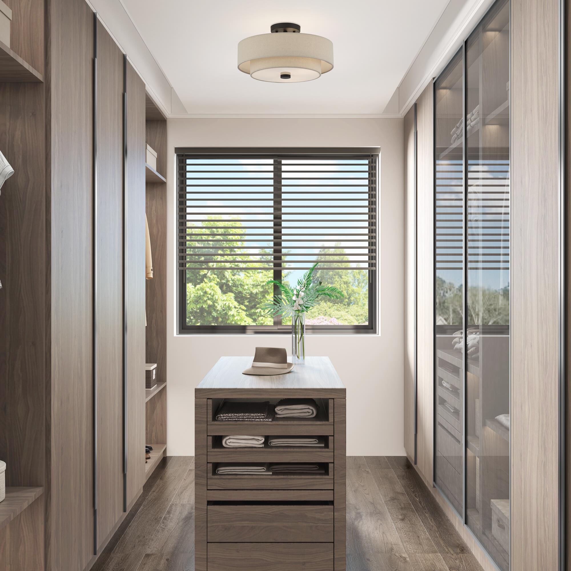 Bellingham 15 Inch Semi Flush Mount by Livex Lighting