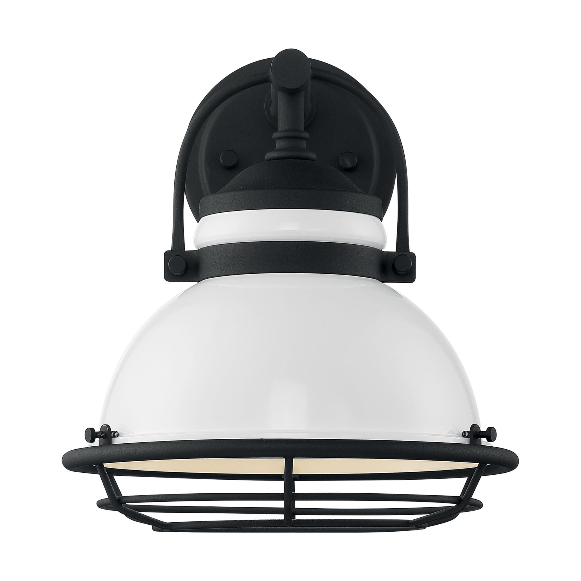 Shown in Gloss White / Textured Black finish