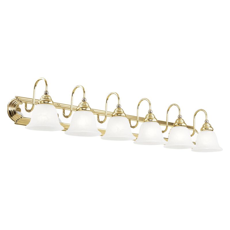Belmont 48 Inch 6 Light Bath Vanity Light by Livex Lighting