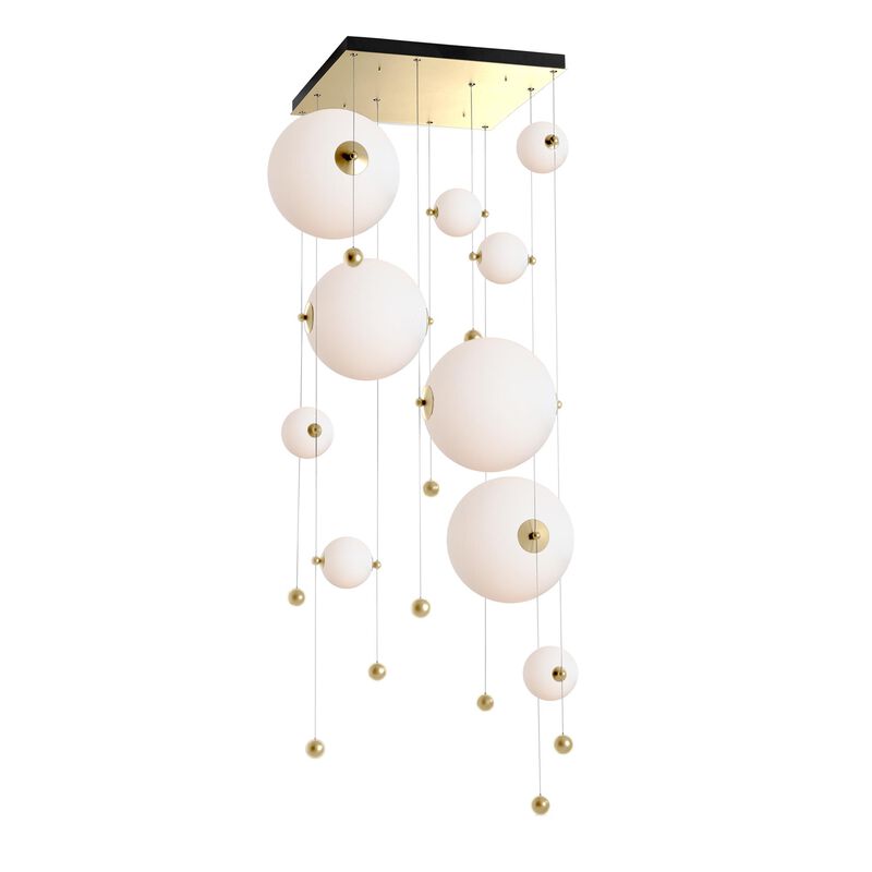Abacus 36 Inch Linear Chandelier by Hubbardton Forge