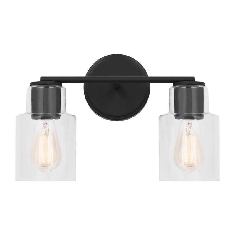 Drew & Jonathan Sayward 14 Inch 2 Light Bath Vanity Light by Visual Comfort Studio Collection