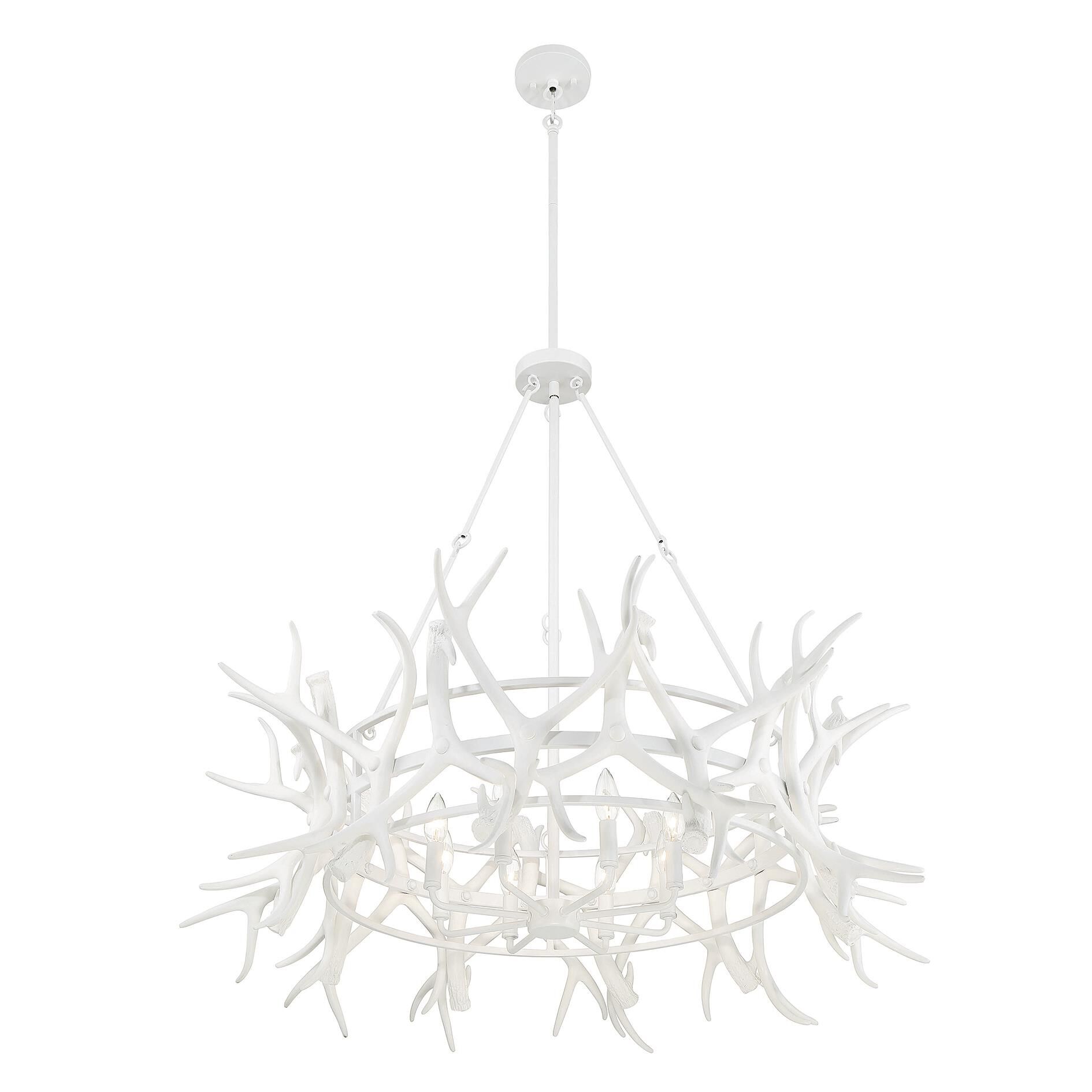 Daniels 40 Inch 8 Light Chandelier by Savoy House