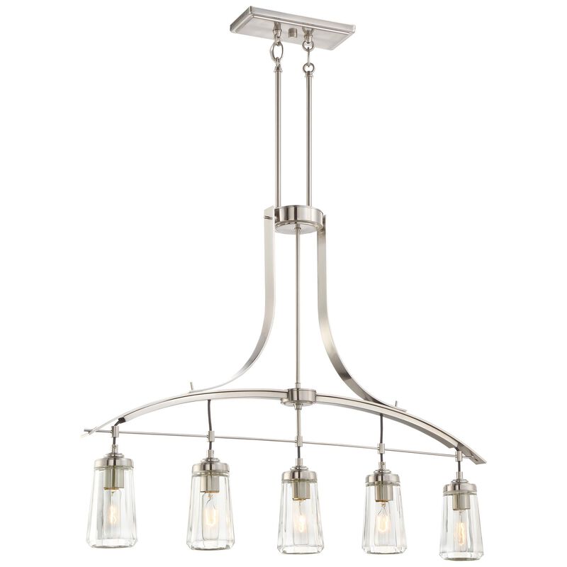 Poleis 39 Inch Linear Chandelier by Minka Lavery