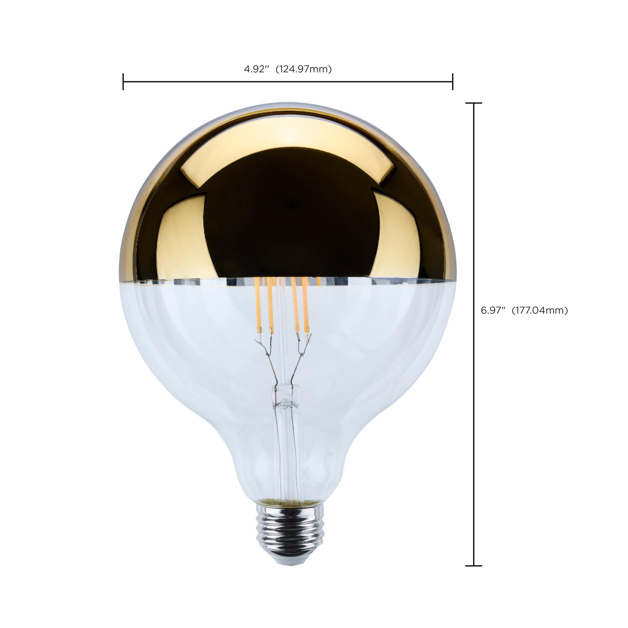 Dimmable 8 Watt 2700K G40 LED Light Bulb,