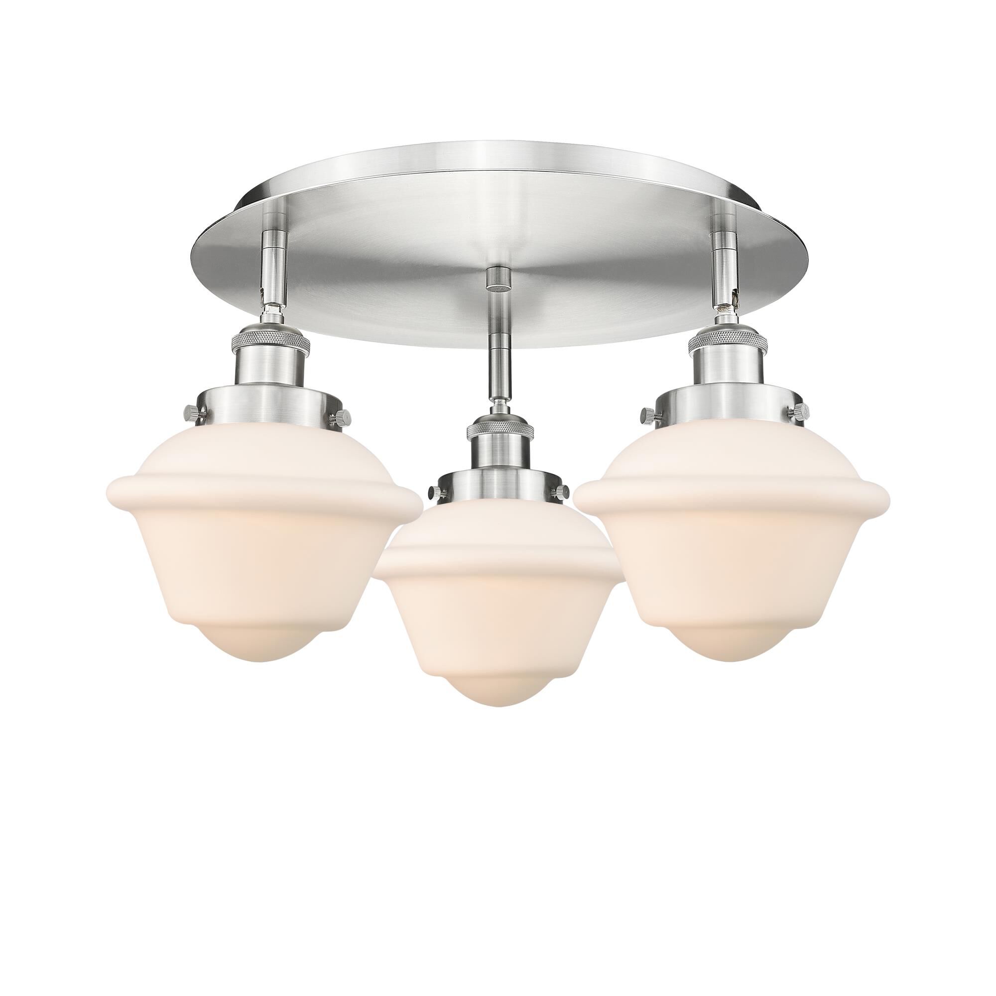Bruno Marashlian Oxford 18 Inch 3 Light Flush Mount by Innovations Lighting