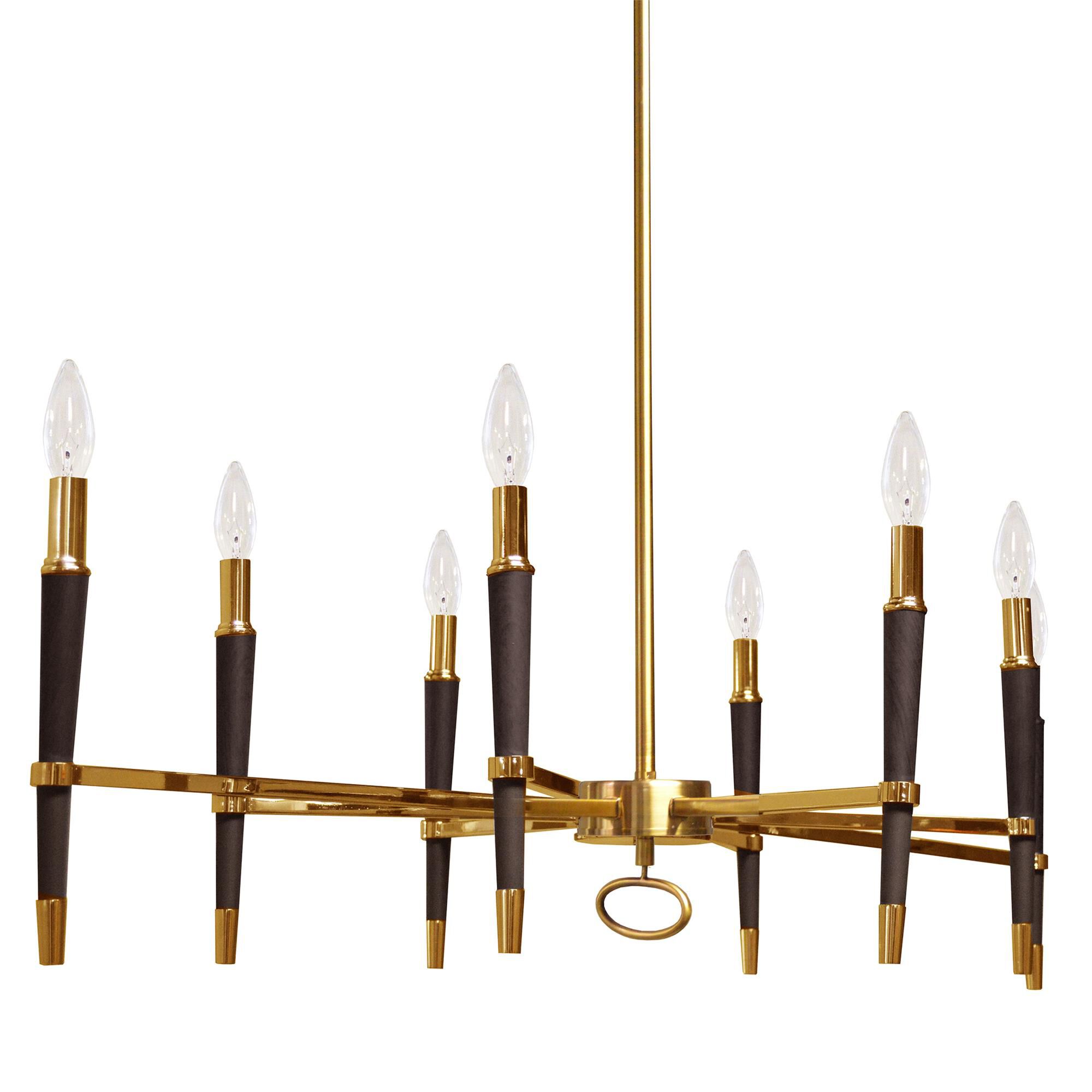 Langford 40 Inch 8 Light Chandelier by Dainolite