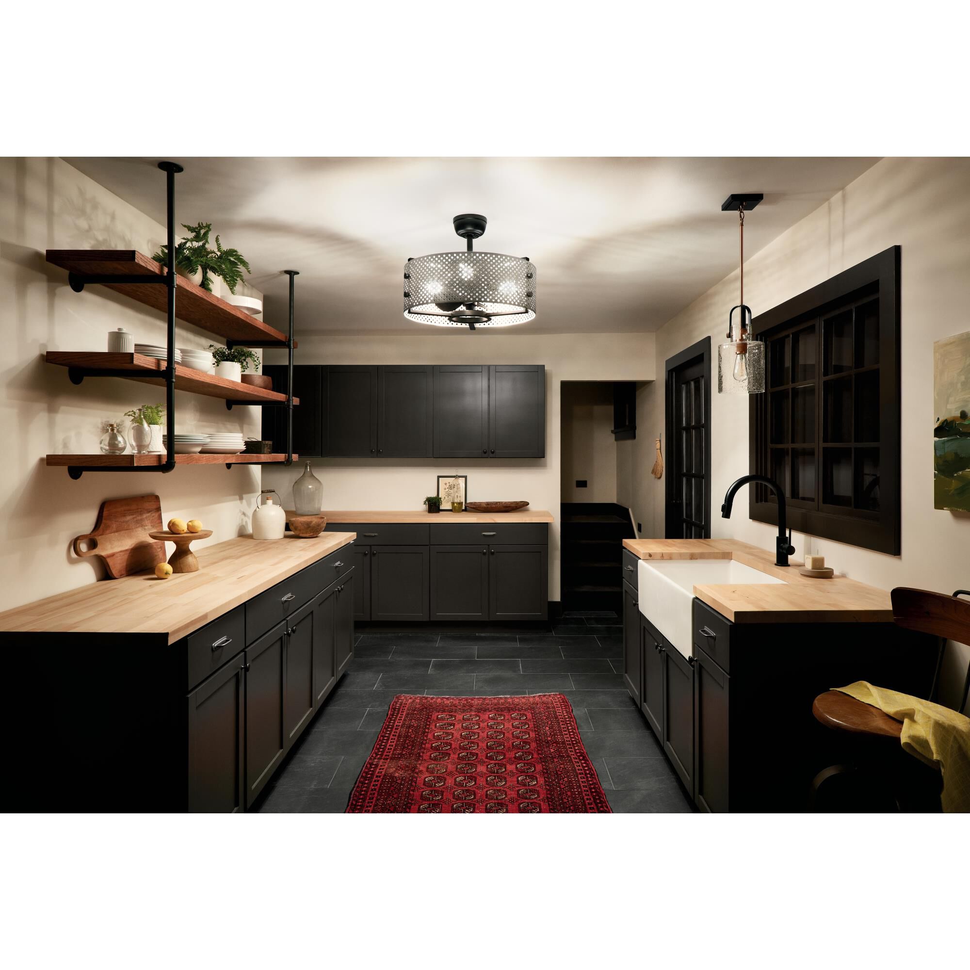 Shown in Satin Black finish