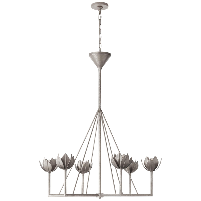 Julie Neill Alberto 40 Inch 6 Light Chandelier by Visual Comfort Signature Collection