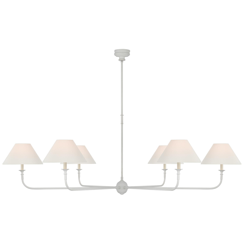 Thomas O'Brien Piaf 72 Inch 6 Light LED Chandelier by Visual Comfort Signature Collection