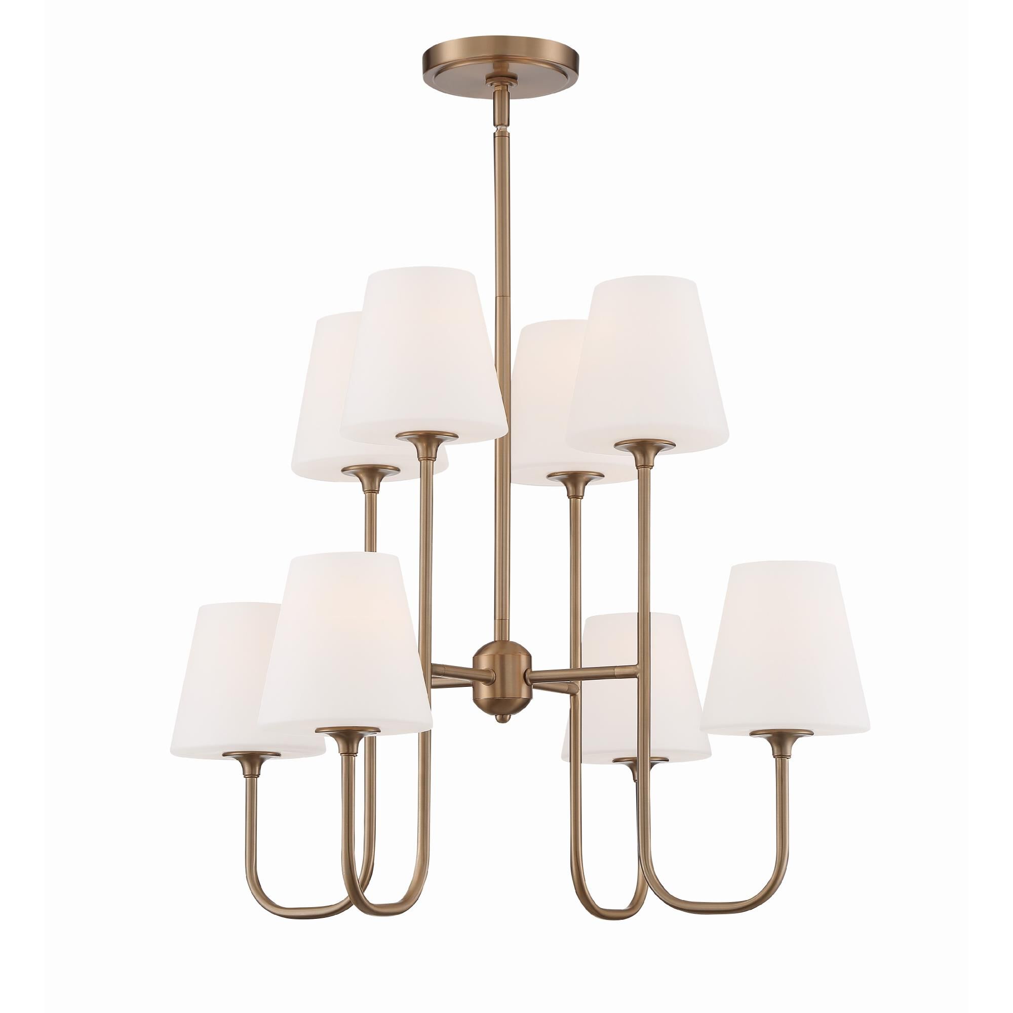 Keenan 28 Inch 8 Light Chandelier by Crystorama