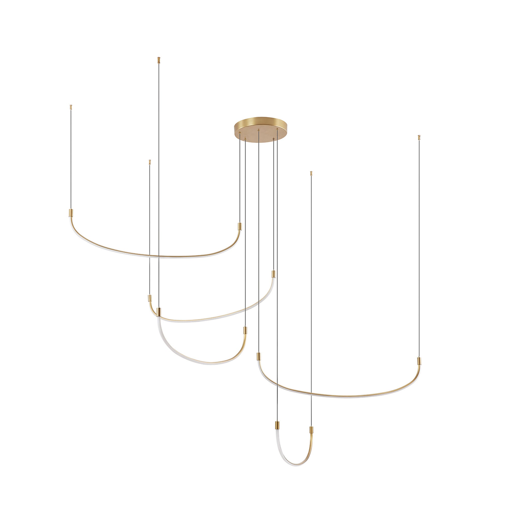 Shown in Brushed Gold finish