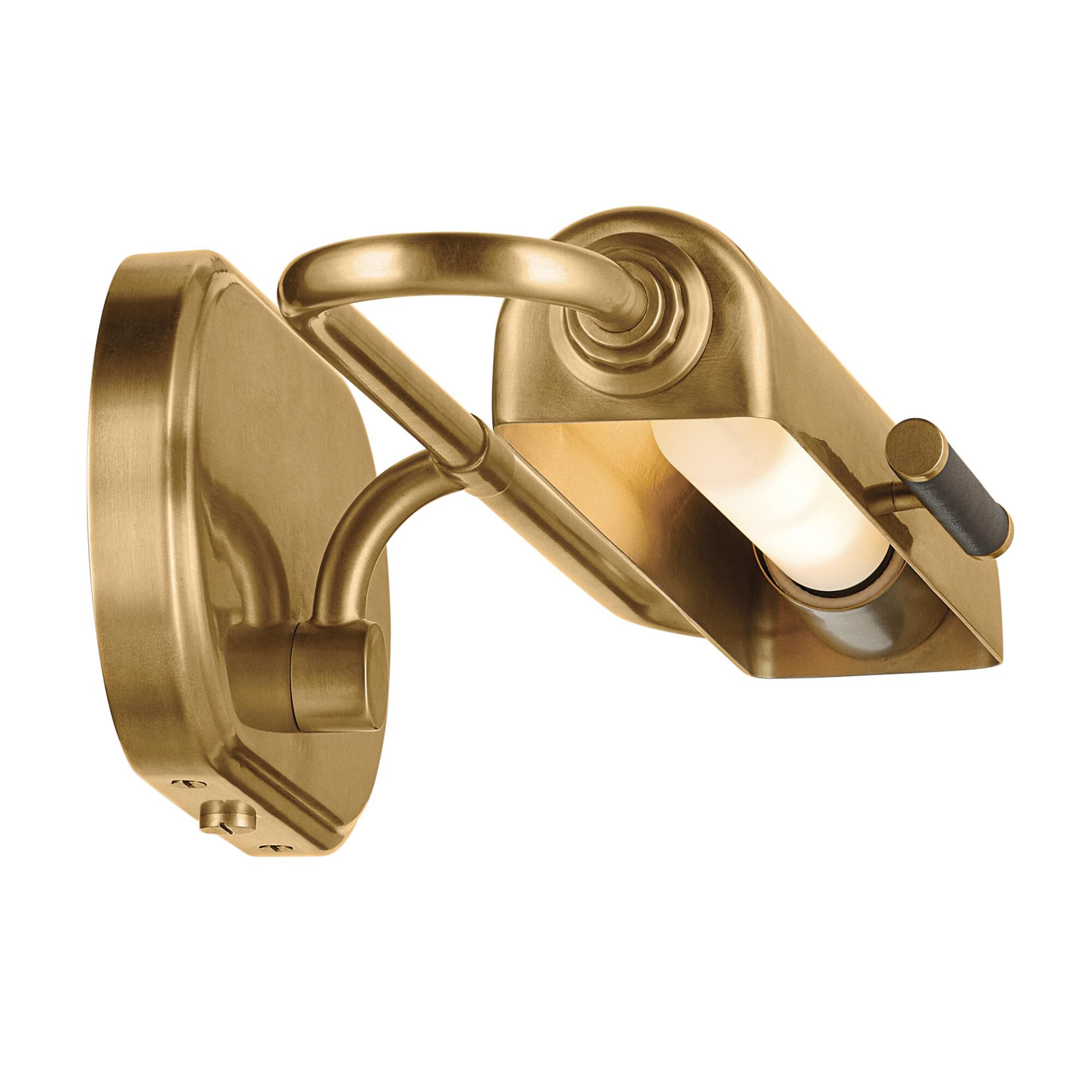 Shown in Lacquered Brass finish and Metal shade