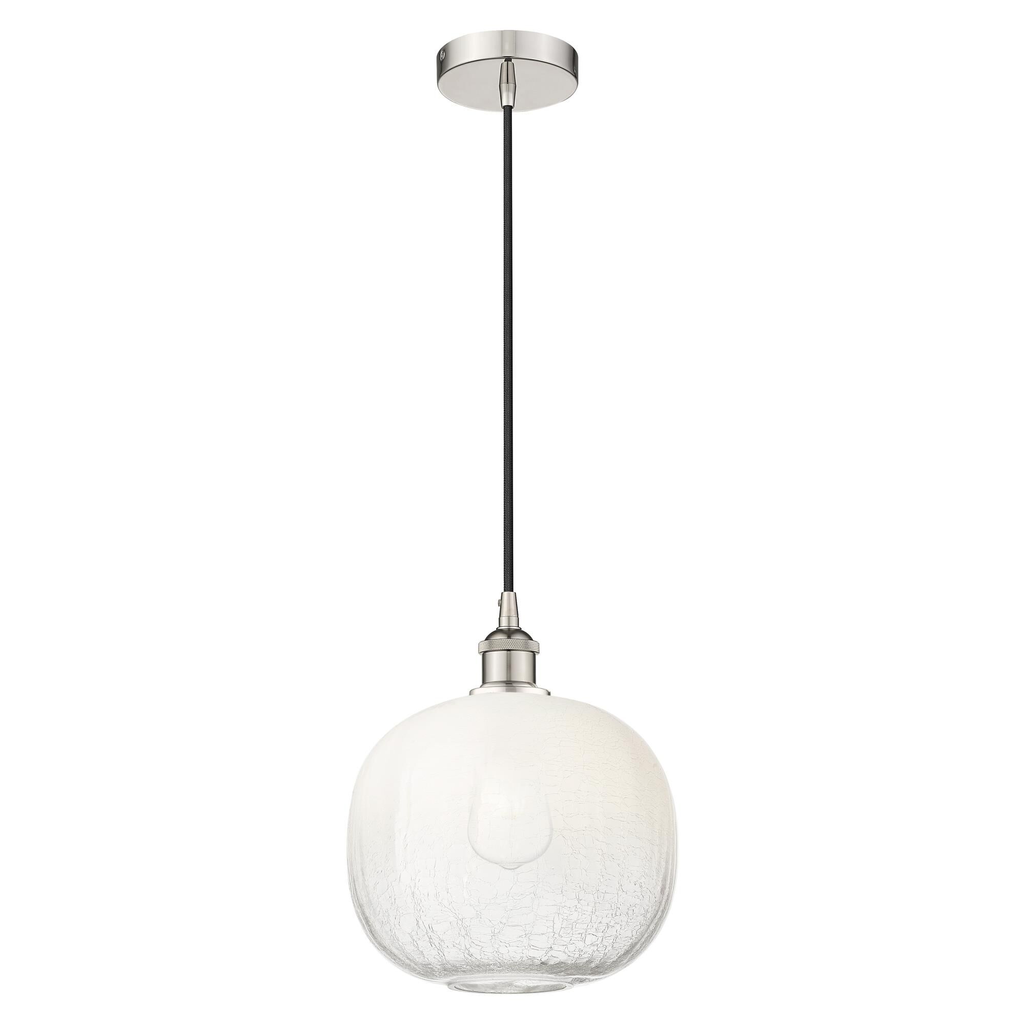 Shown in Polished Nickel finish and Opal glass