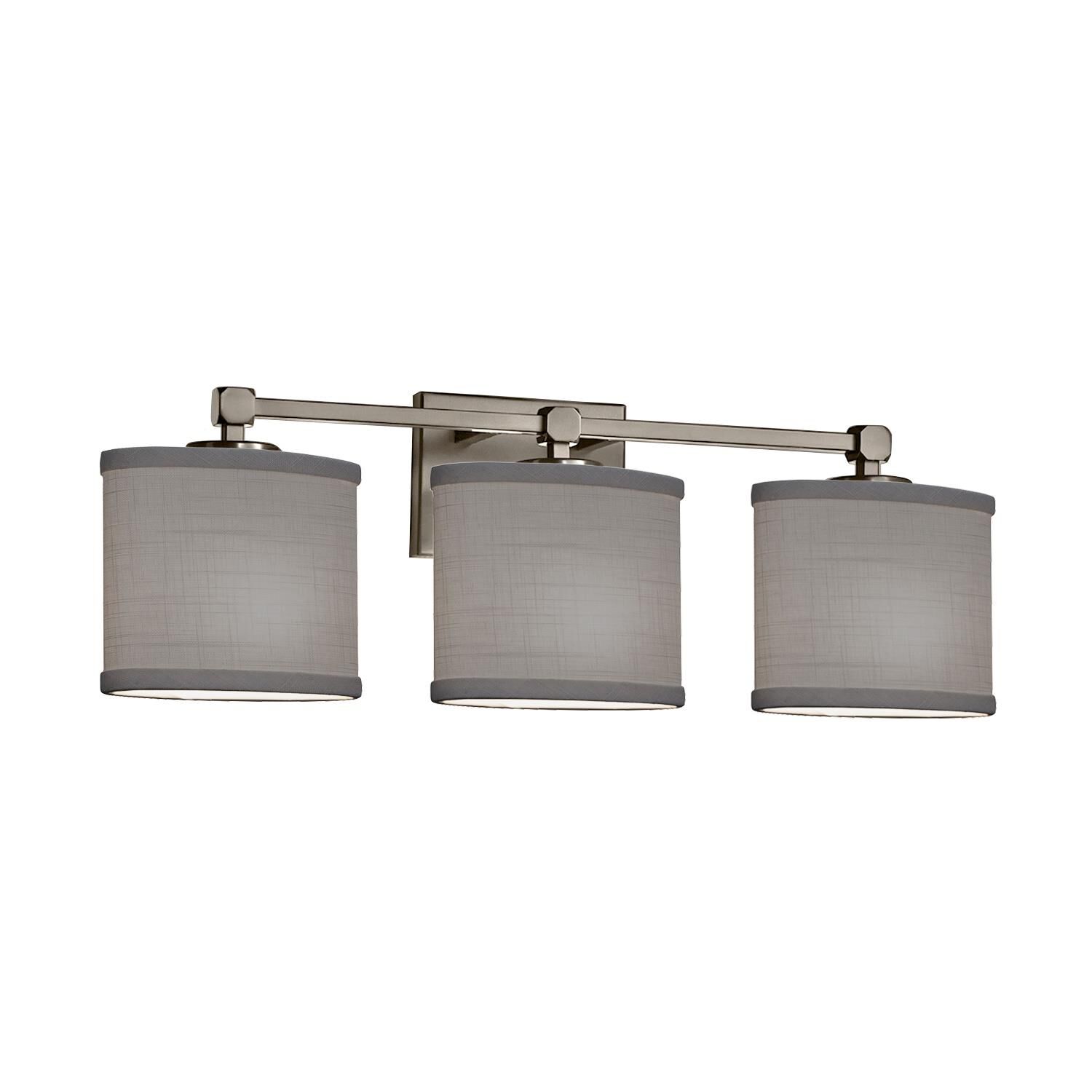 Textile 24 Inch 3 Light Bath Vanity Light by Justice Design Group