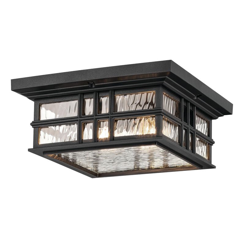 Beacon Square 12 Inch Outdoor Flush Mount by Kichler