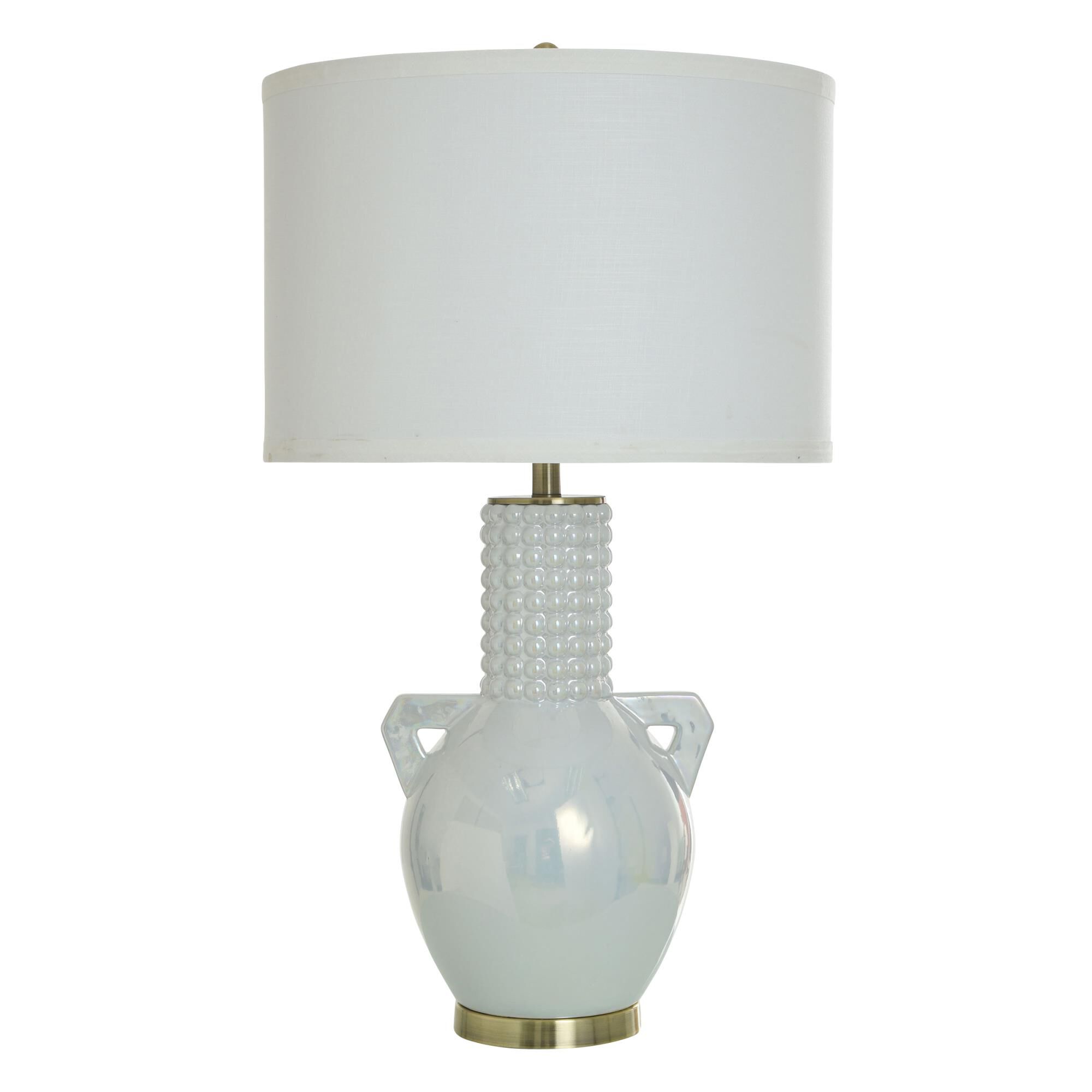 Shown in White finish and White shade