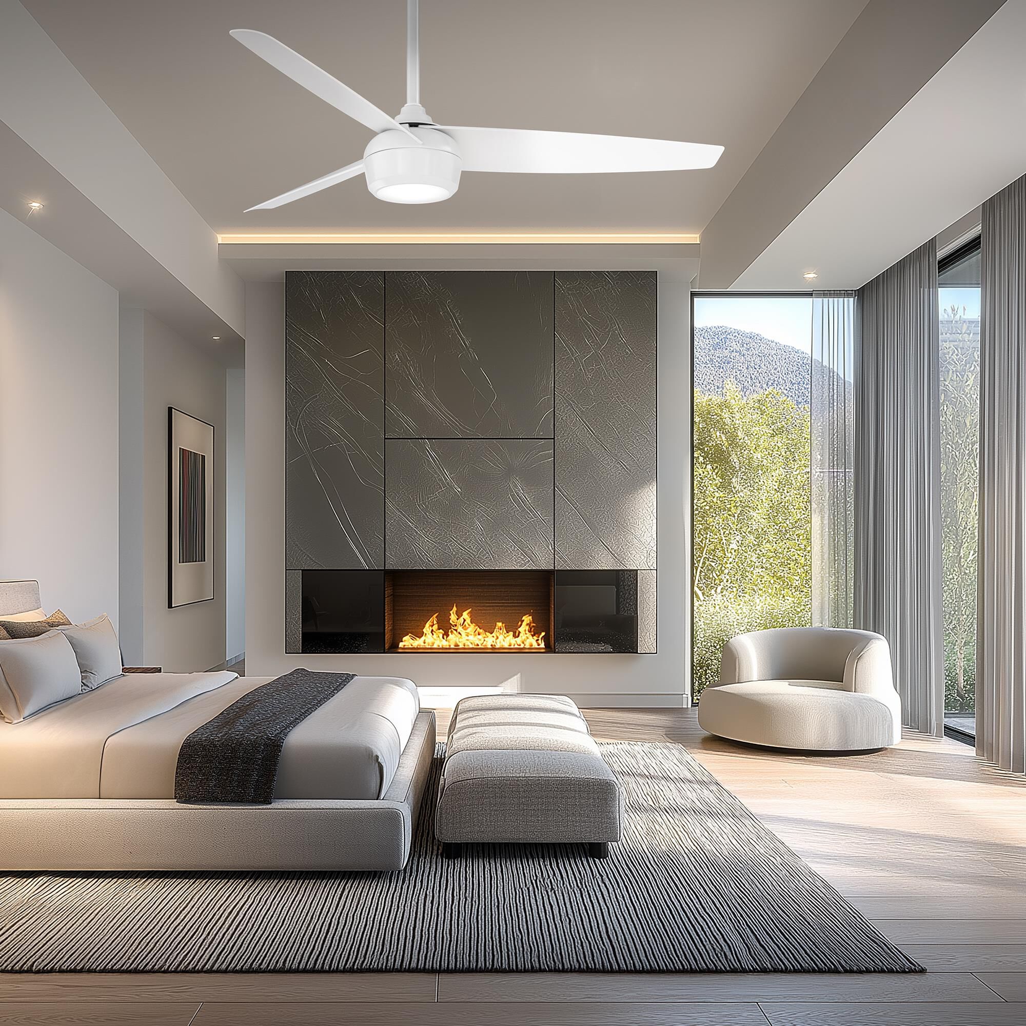 Ferris 52 Inch Ceiling Fan by WAC Lighting