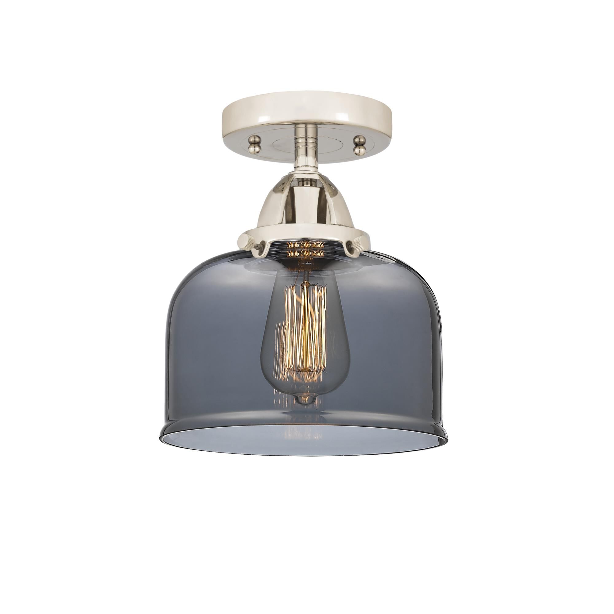 Bruno Marashlian Bell 8 Inch 1 Light Semi Flush Mount by Innovations Lighting
