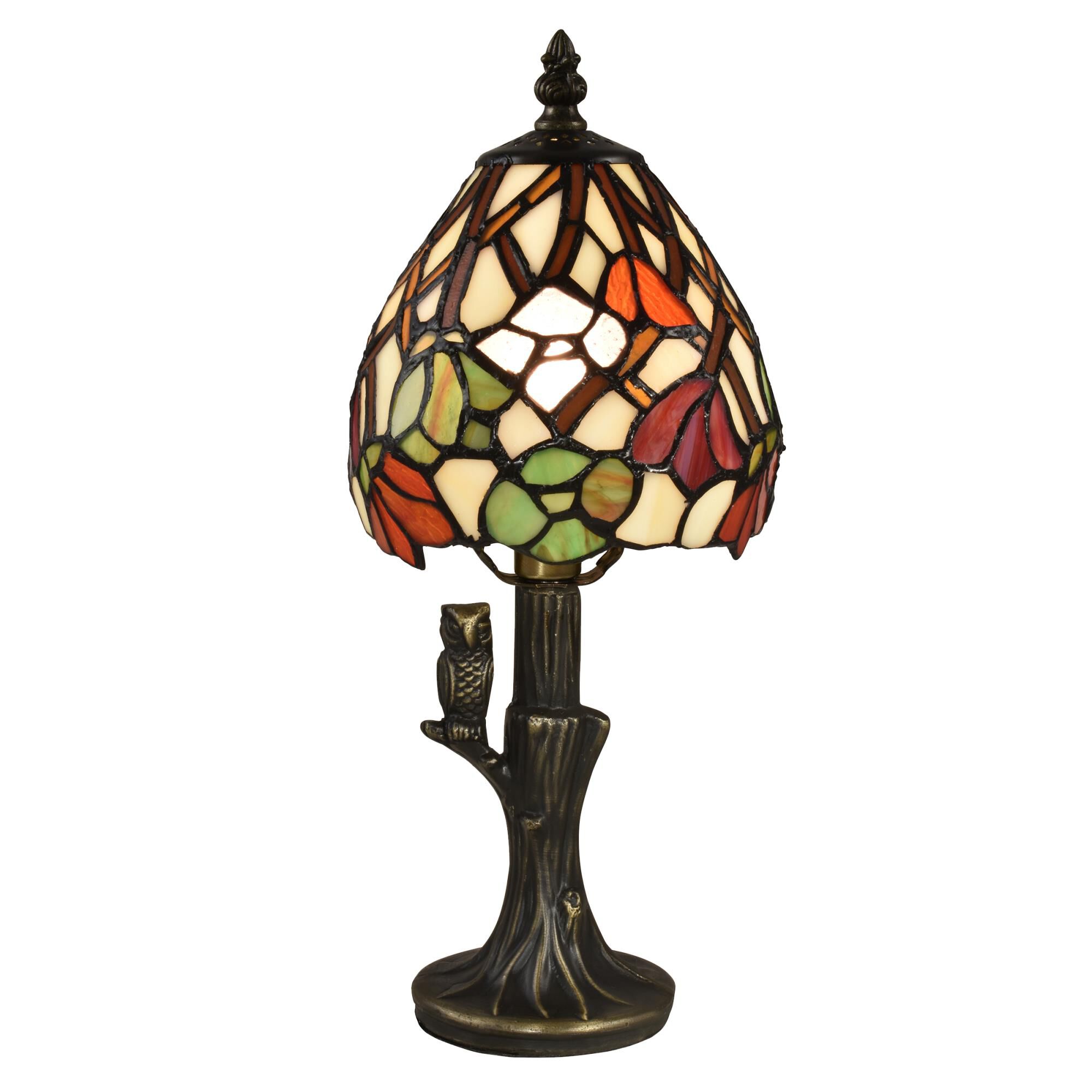 Owl Garden 14 Inch Accent Lamp by Dale Tiffany