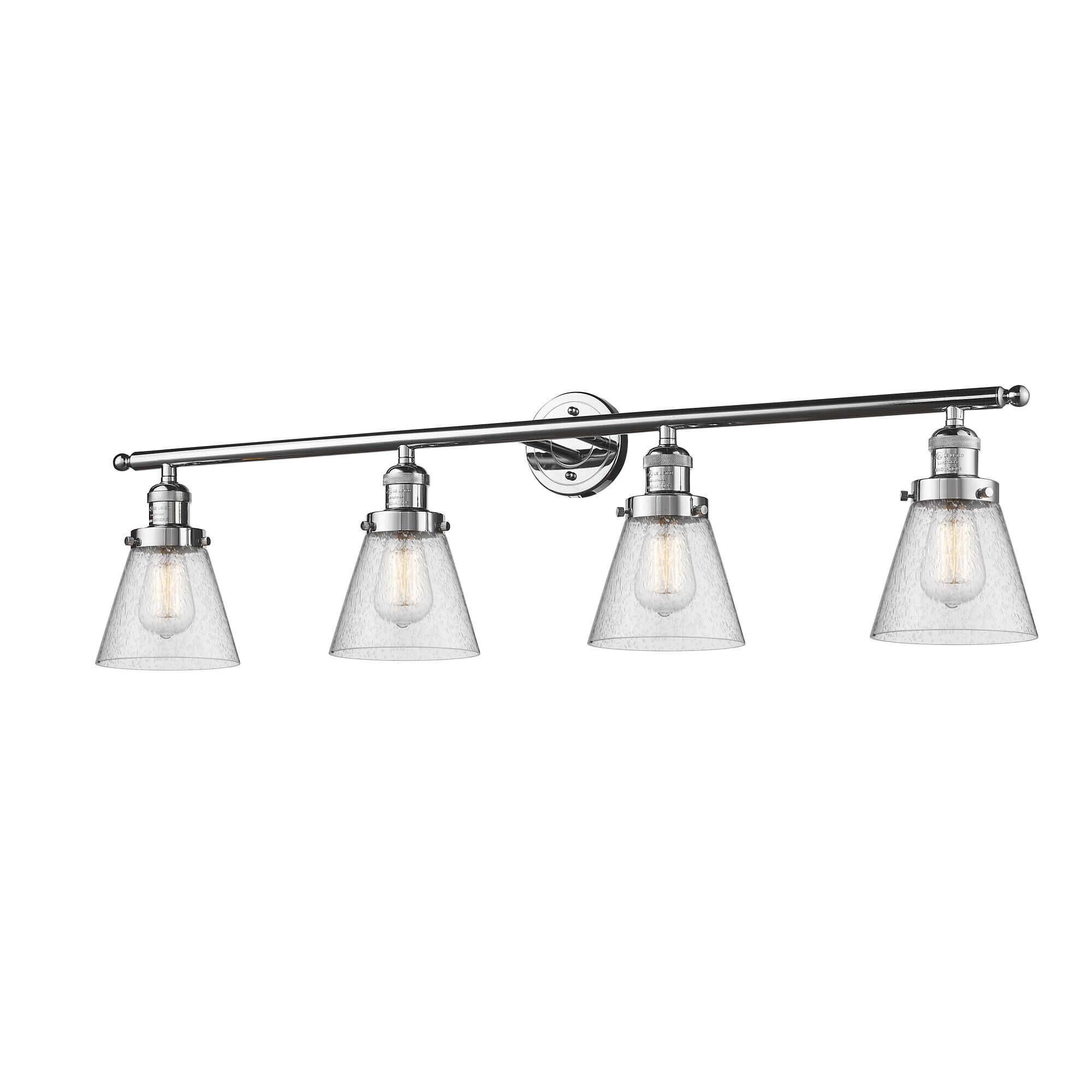 Bruno Marashlian Small Cone 42 Inch 4 Light Bath Vanity Light by Innovations Lighting