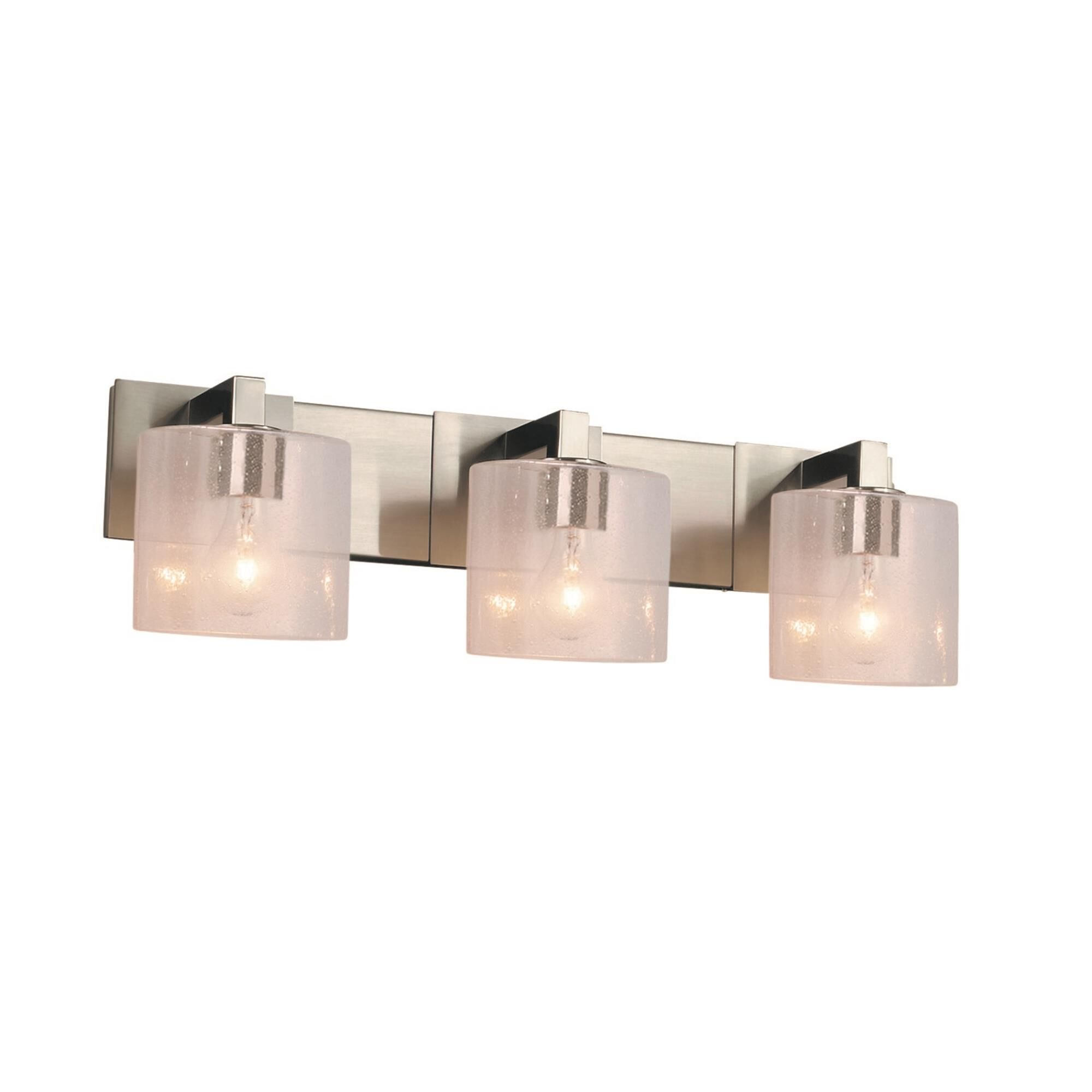 Fusion 27 Inch 3 Light Bath Vanity Light by Justice Design Group