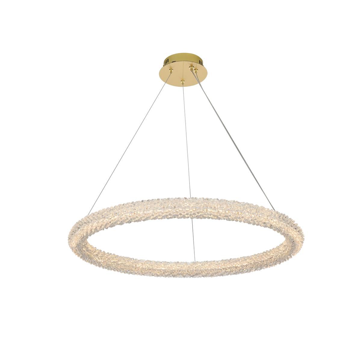 Bowen 32 Inch Chandelier by Elegant Lighting