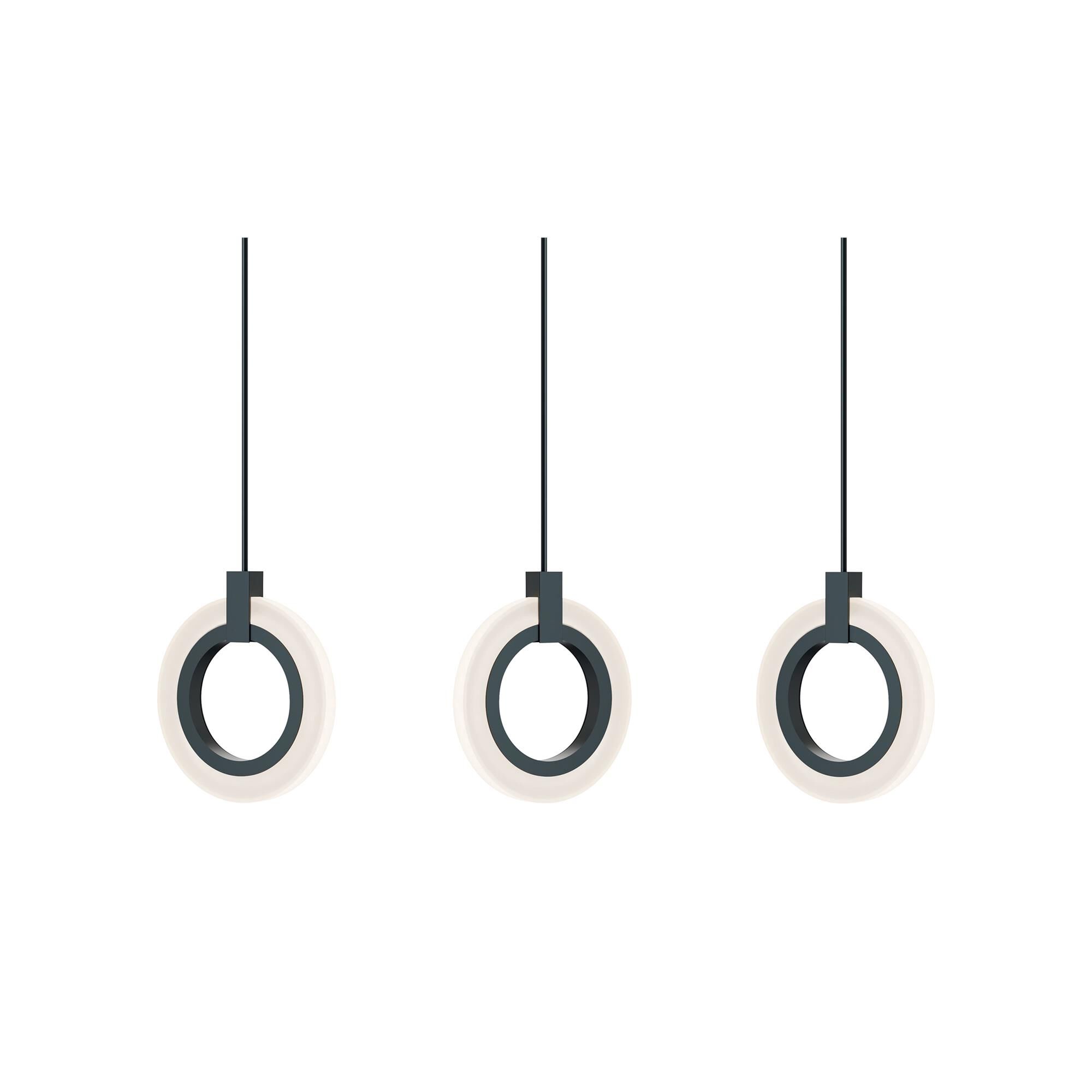 Shown in Black finish and Frosted glass