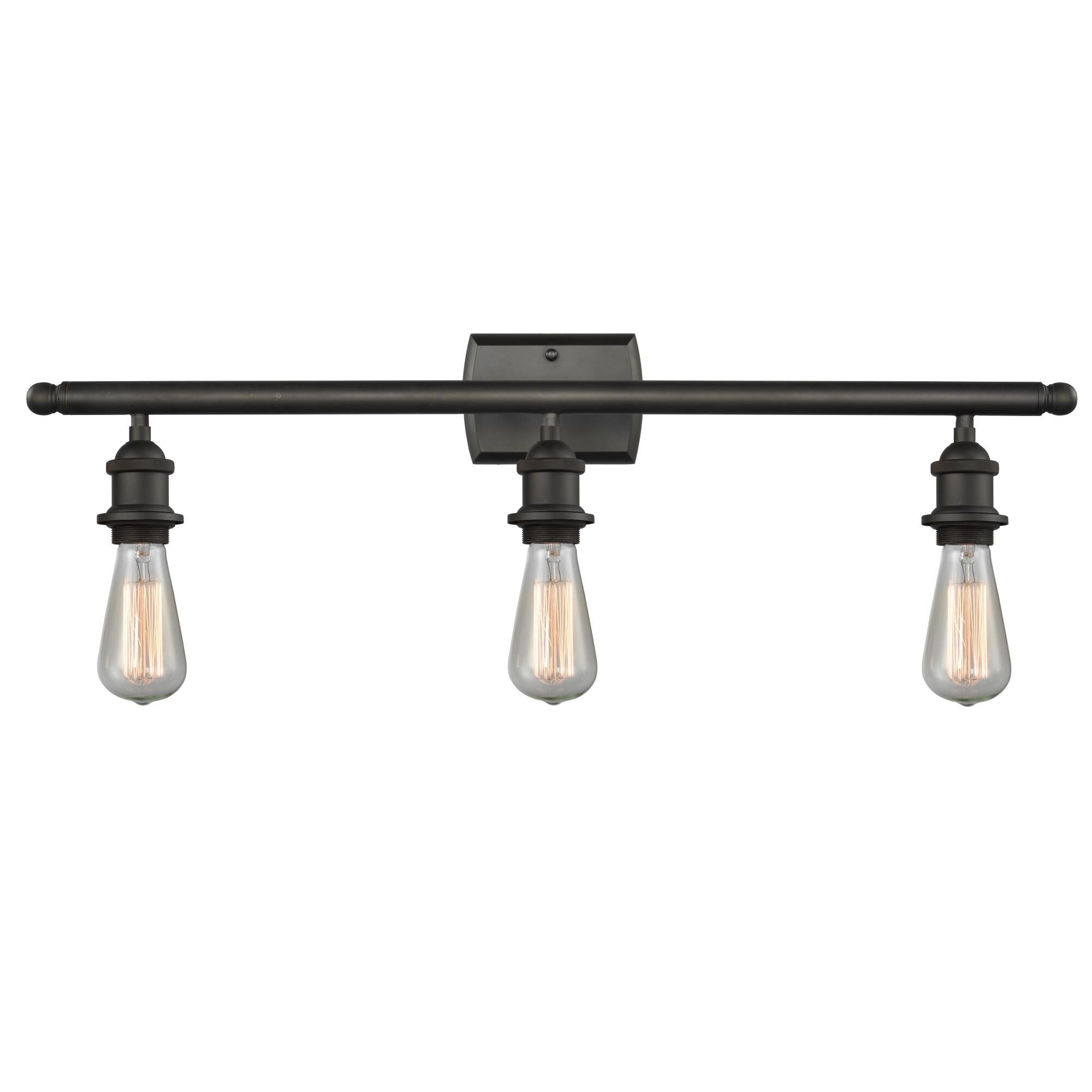 Bruno Marashlian Bare Bulb 26 Inch 3 Light Bath Vanity Light by Innovations Lighting