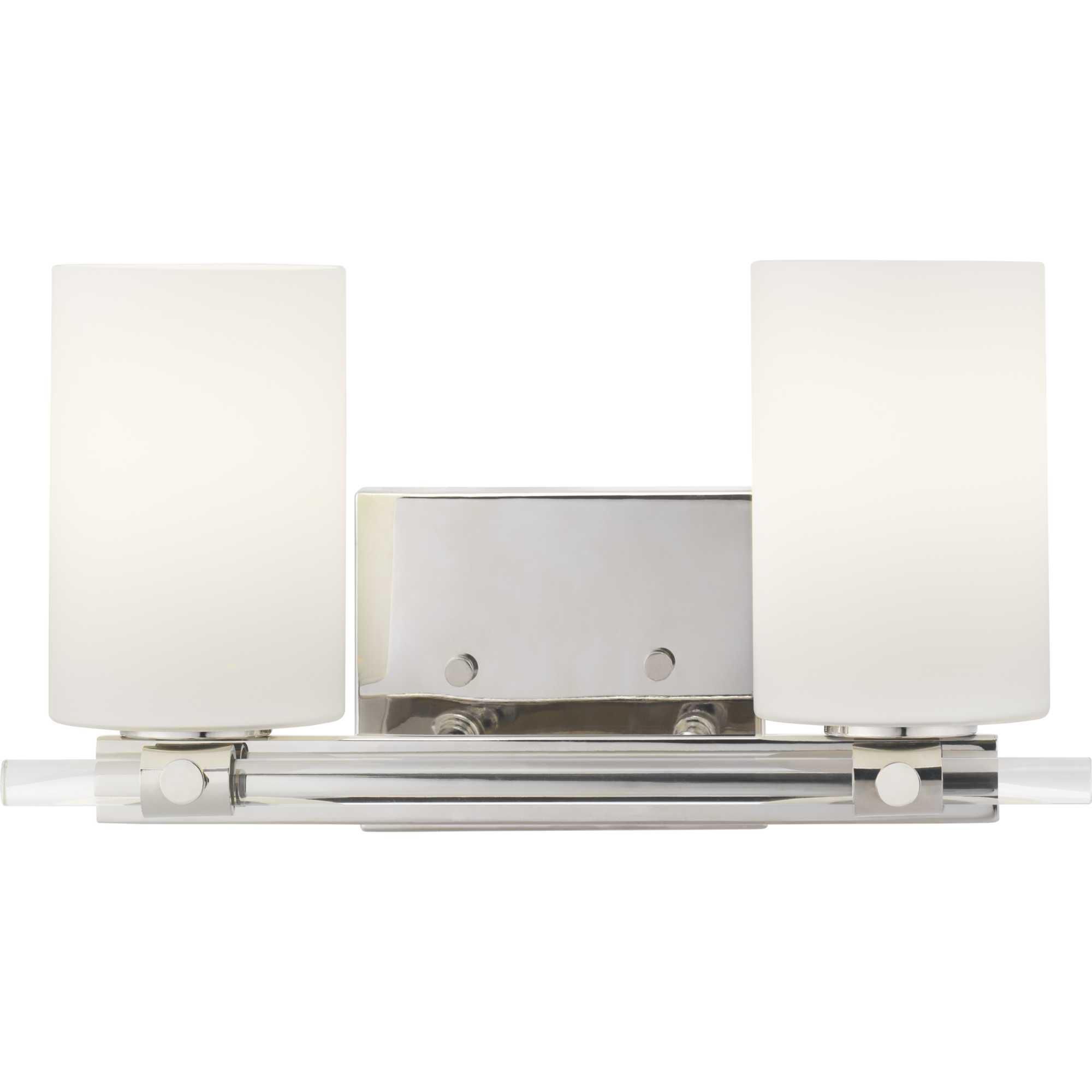 Shown in Polished Nickel finish and Etched Opal glass