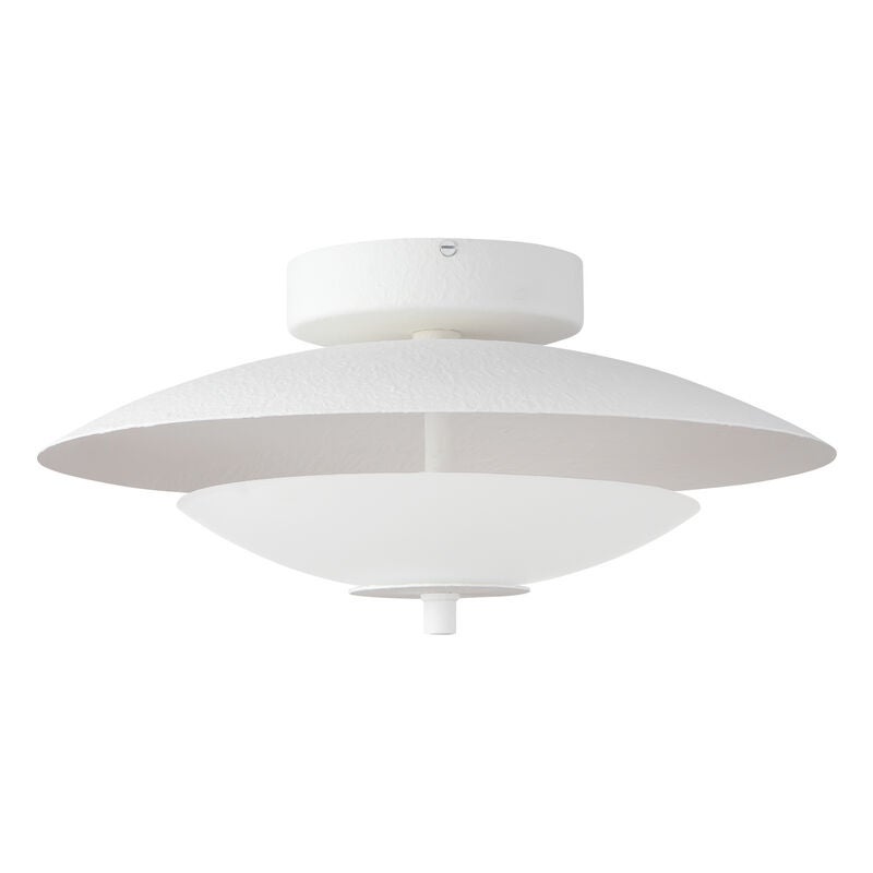 Peyton Fox Prescott 16 Inch Semi Flush Mount by Alora Lighting