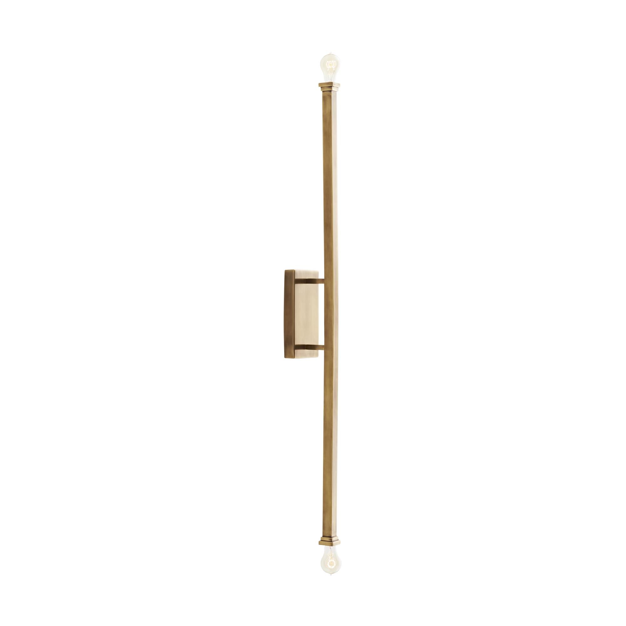 Shown in Antique Brass finish and 0 shade